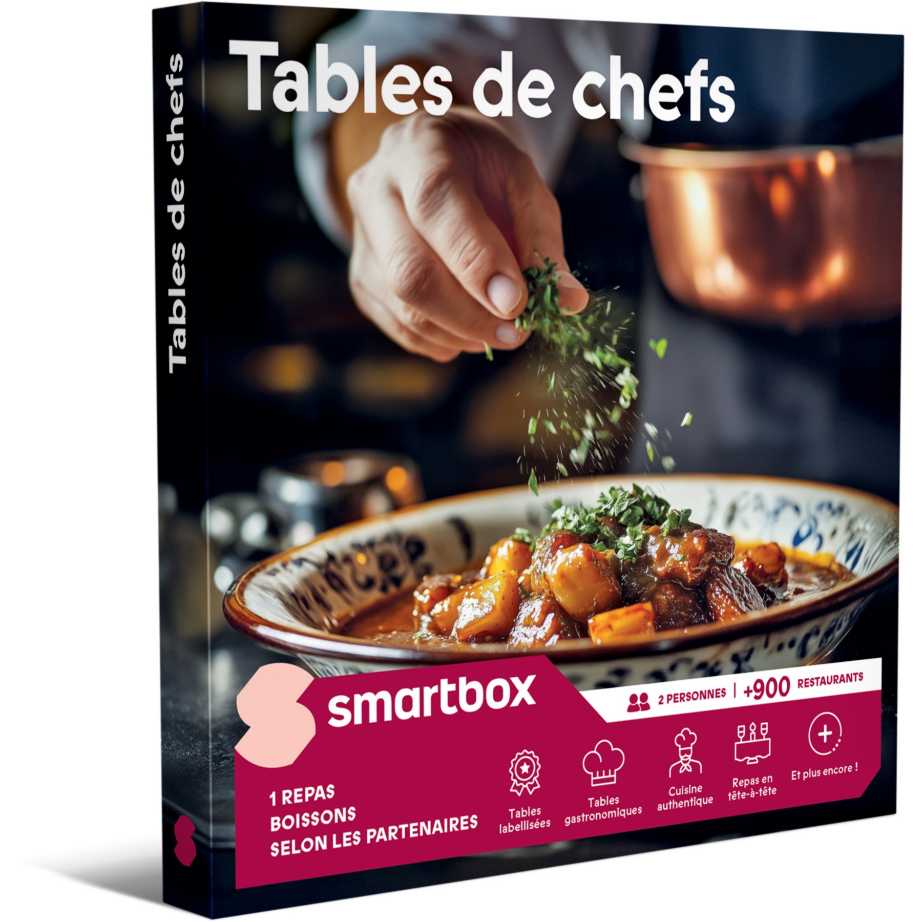 Coffret cadeau SMARTBOX Tables de chefs