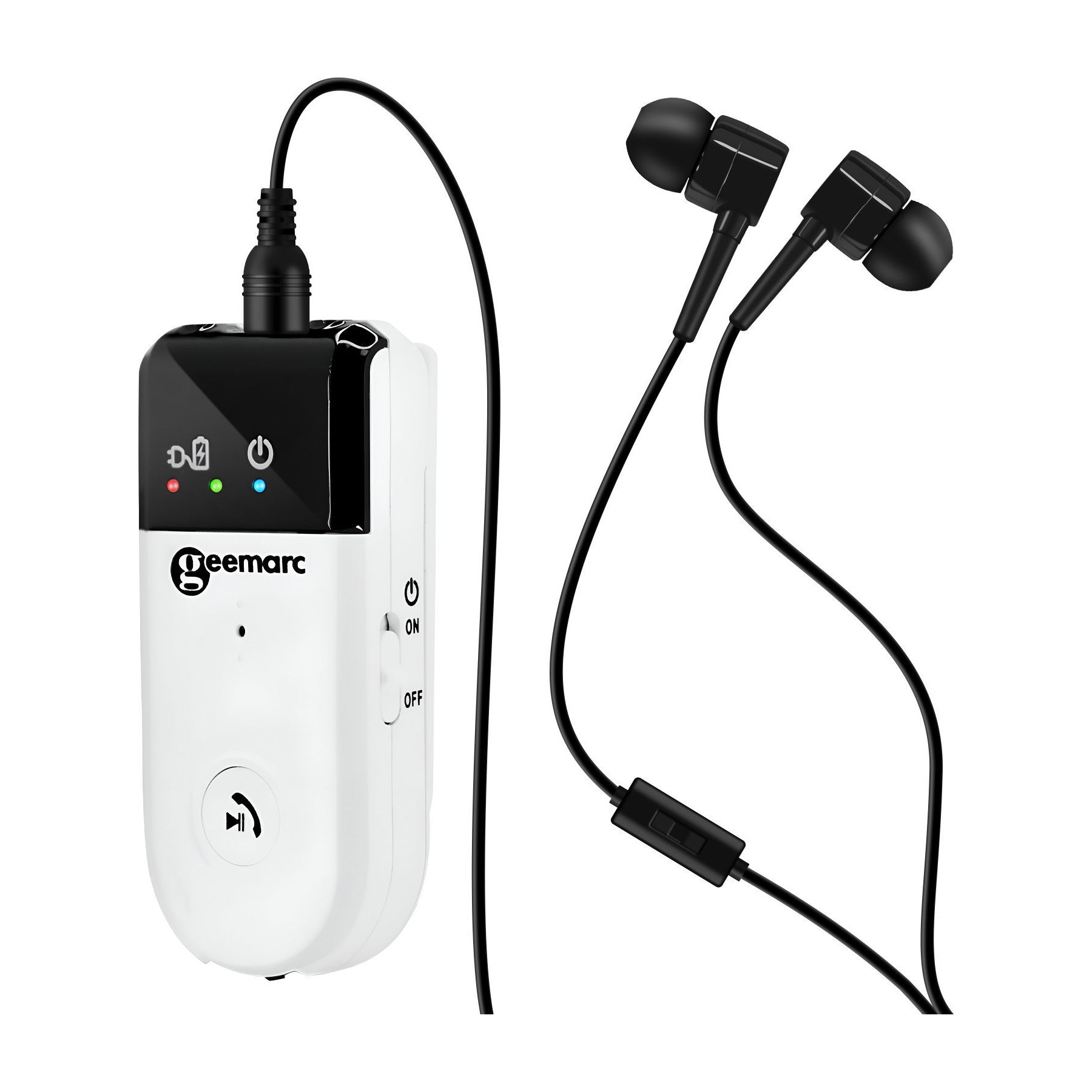 GEEMARC Amplificateur d'écoute IBT10 Blanc