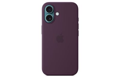 Coque APPLE iPhone 16 MagSafe Prune silicone