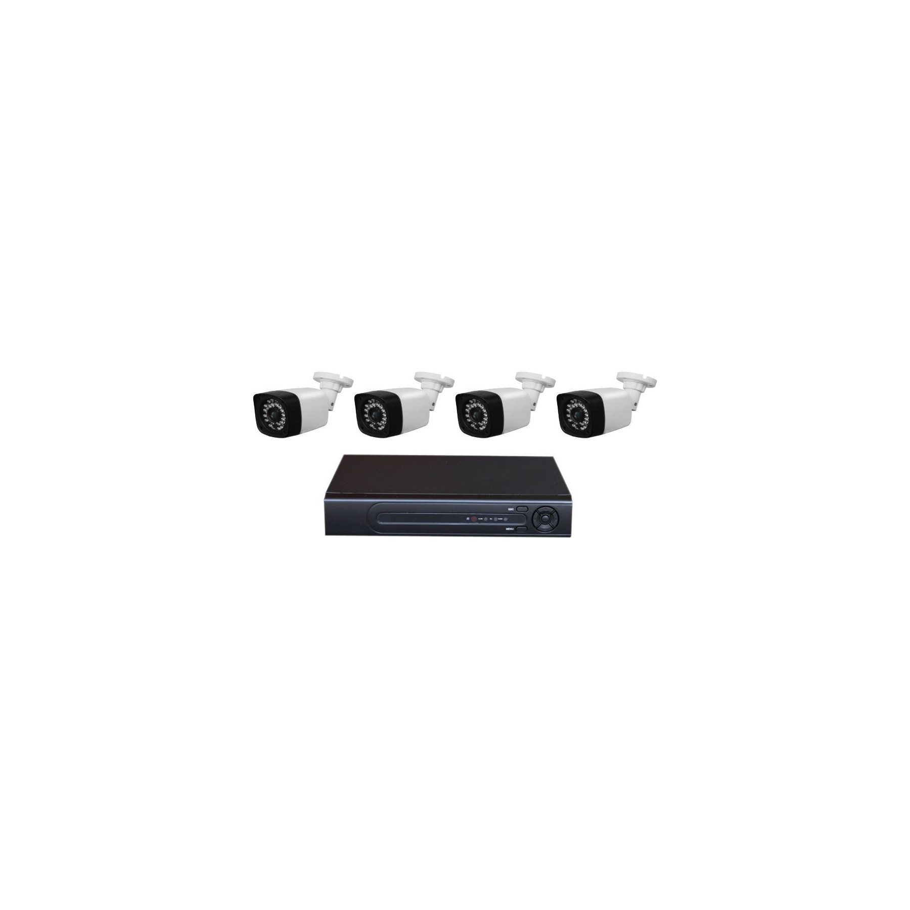 SEMAC Kit Enregistreurs 4 Caméras Vidéo Surve