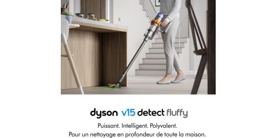Aspi Balai DYSON V15 Detect Fluffy