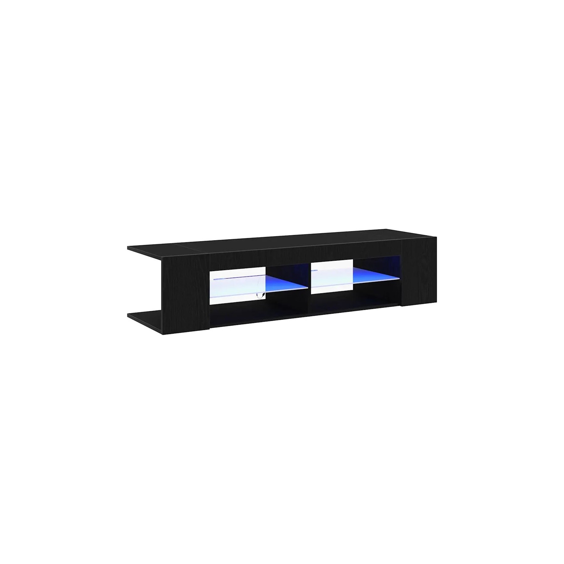 Meuble TV HELLOSHOP26 Meuble TV rectangulaire moderne avec éta