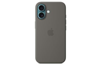 Coque APPLE iPhone 16 MagSafe Gris sidéral Silicone