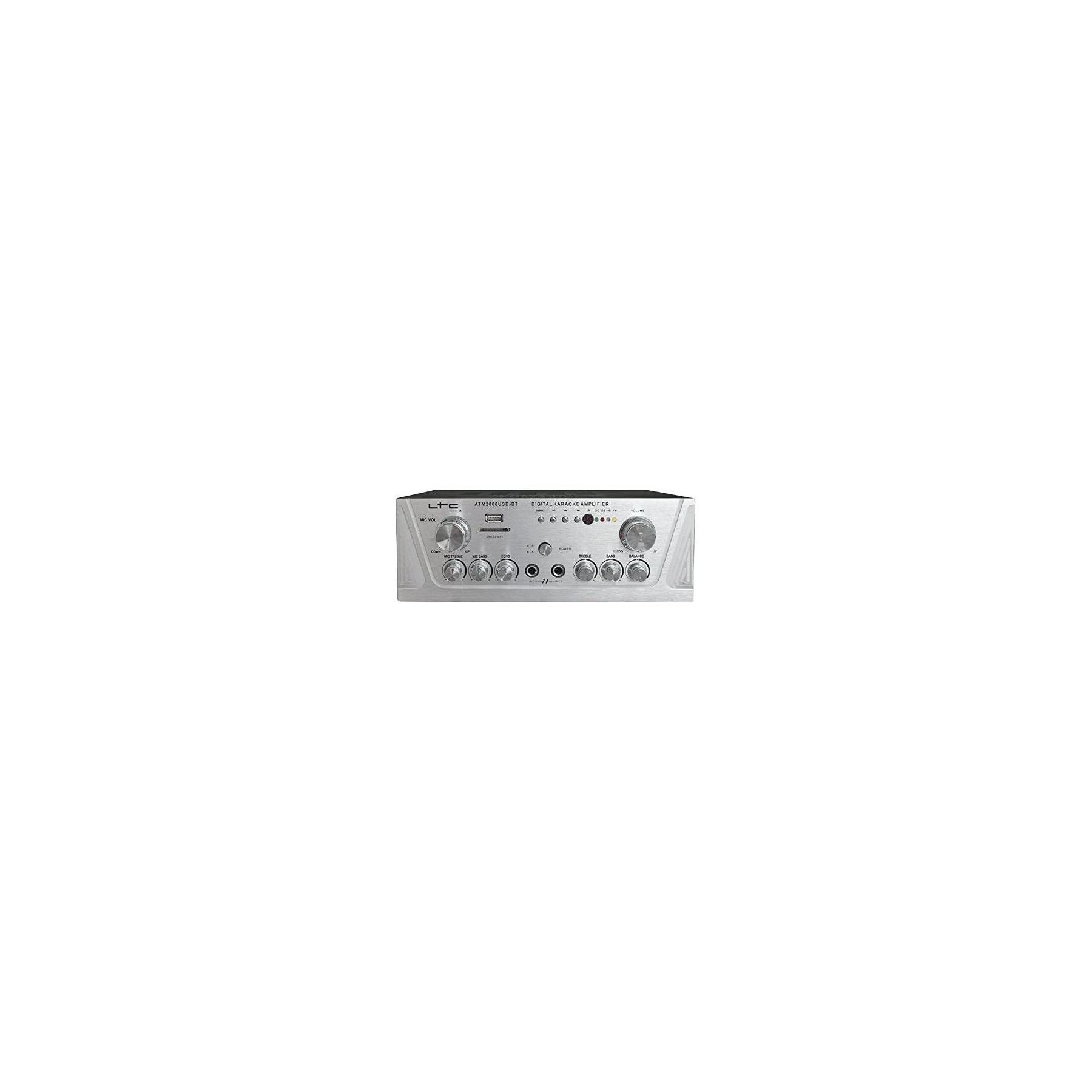 Pack sono LTC AMPLI Stereo 2x50W KARAOKE, USB-MP3/SD