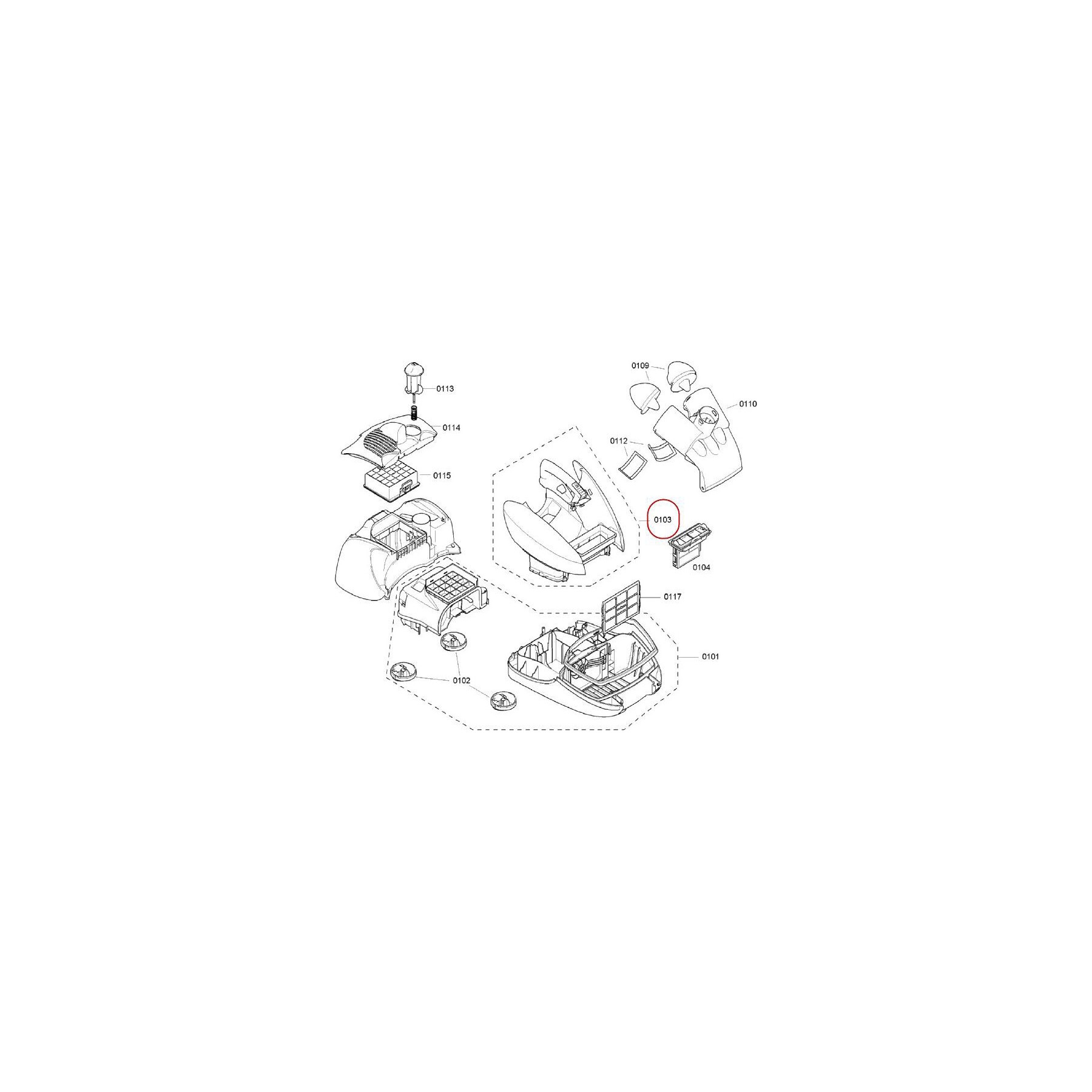 Kit de réparation BOSCH boitier complet