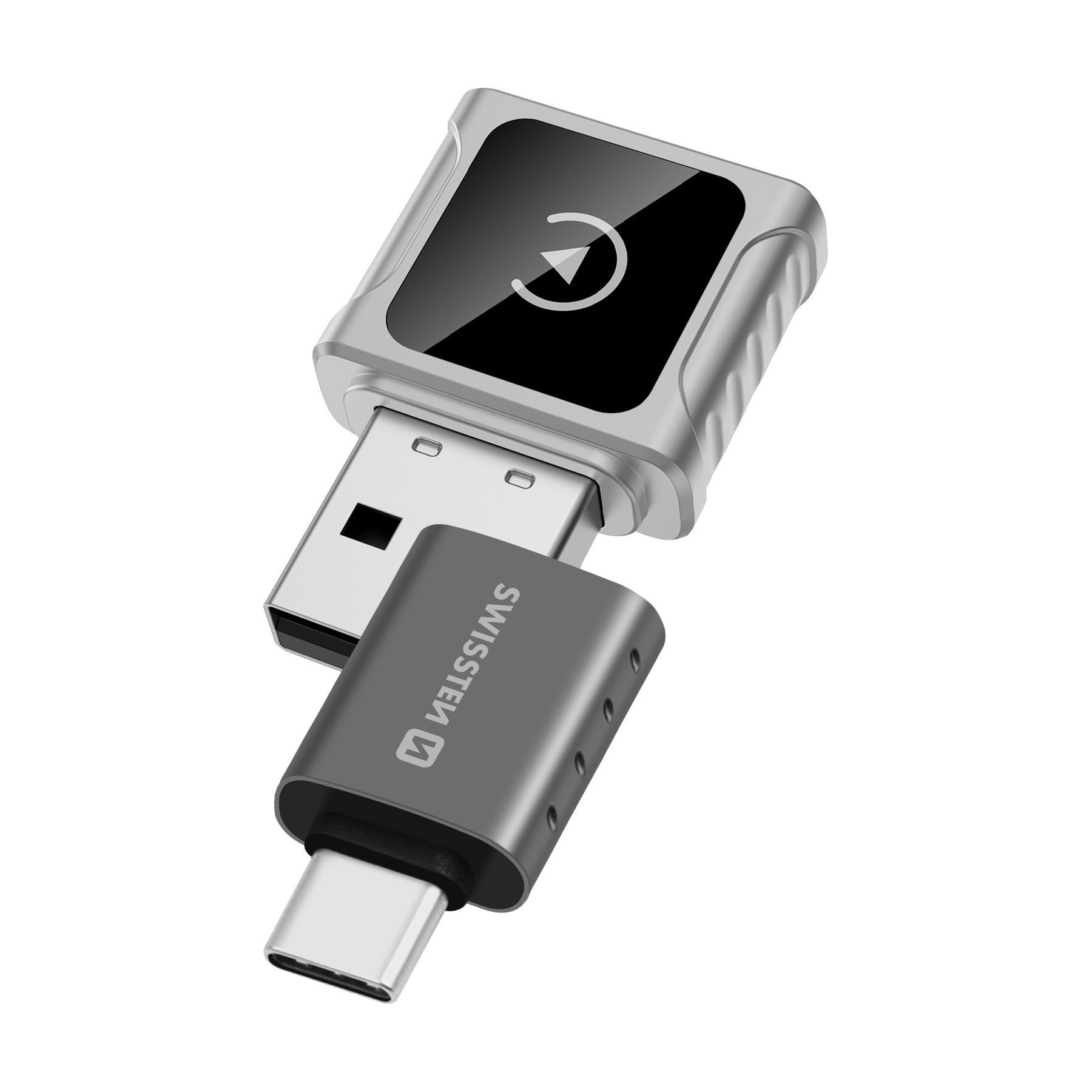 Adaptateur USB C SWISSTEN pour CarPlay et Android Auto CarLINK