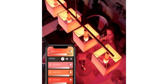 Ampoule LED connectée PHILIPS HUE E14 White&Color Ambiance Flamme