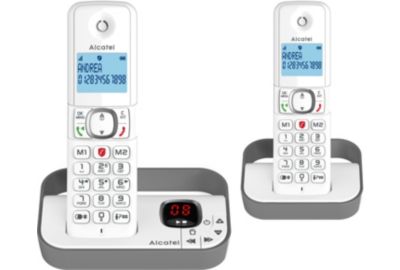 Téléphone sans fil ALCATEL F860 Voice duo grey
