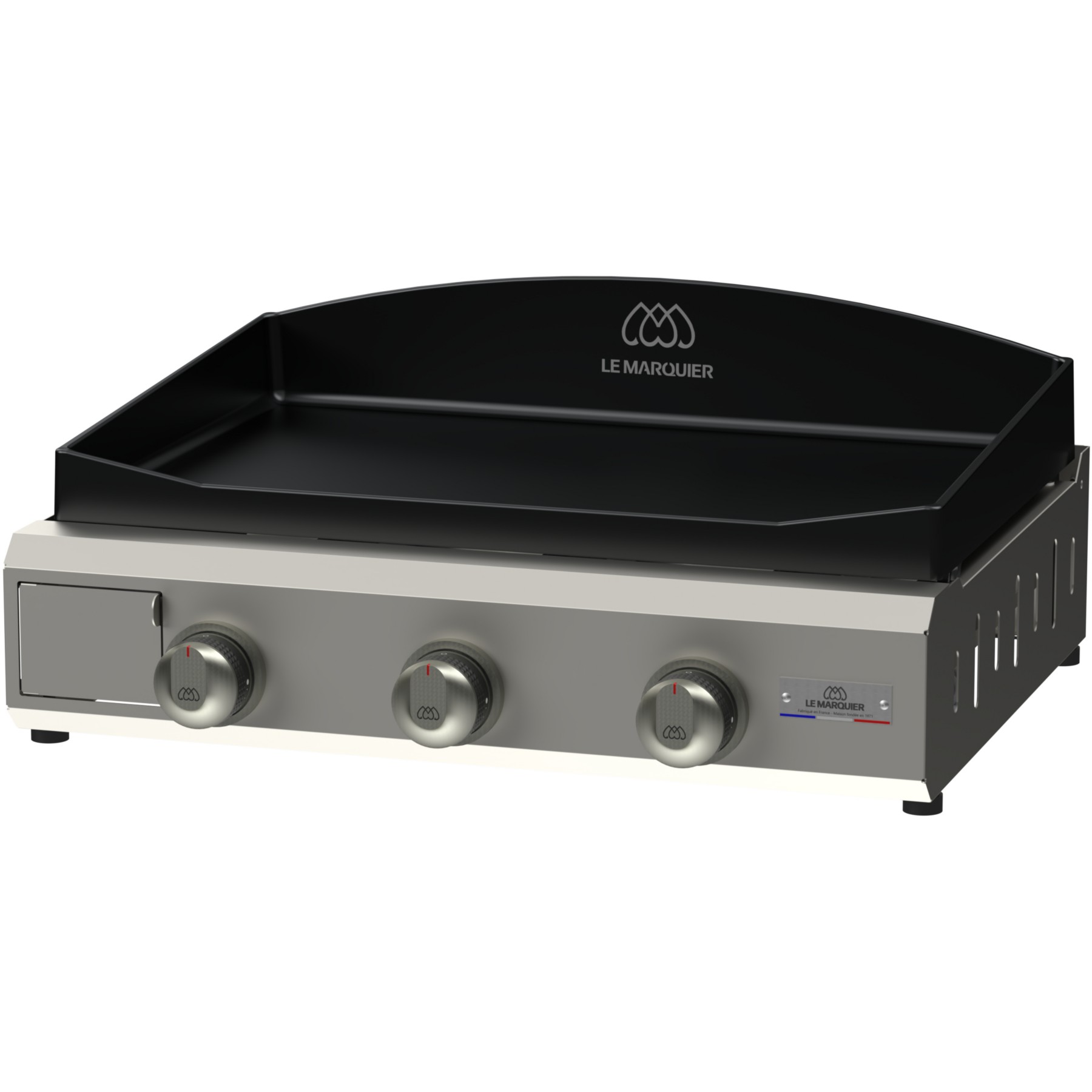 Plancha gaz LE MARQUIER AMALIA 360 INOX V3 PLEA360IV3