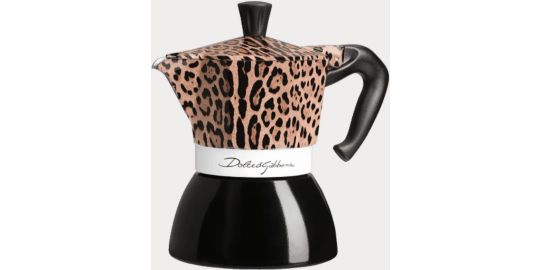 Cafetière italienne BIALETTI Set Moka Induc 4 tasses D&G Leopard