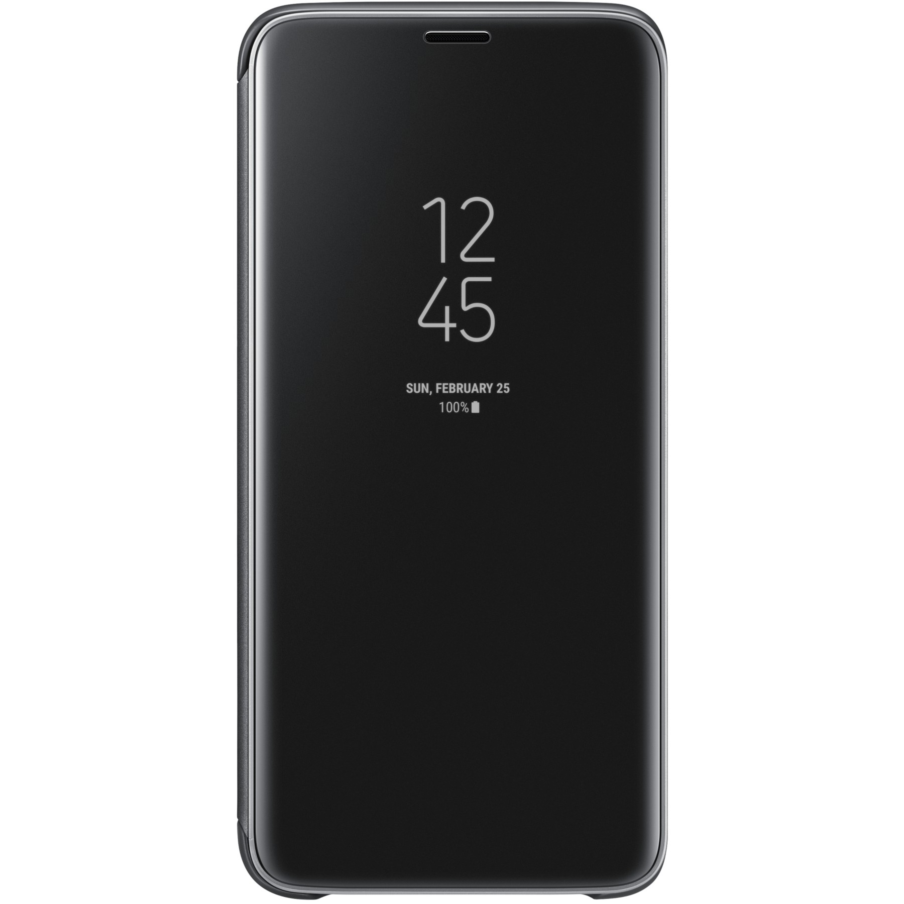 Etui SAMSUNG S9 Clear View Cover Fonction Stand noir
