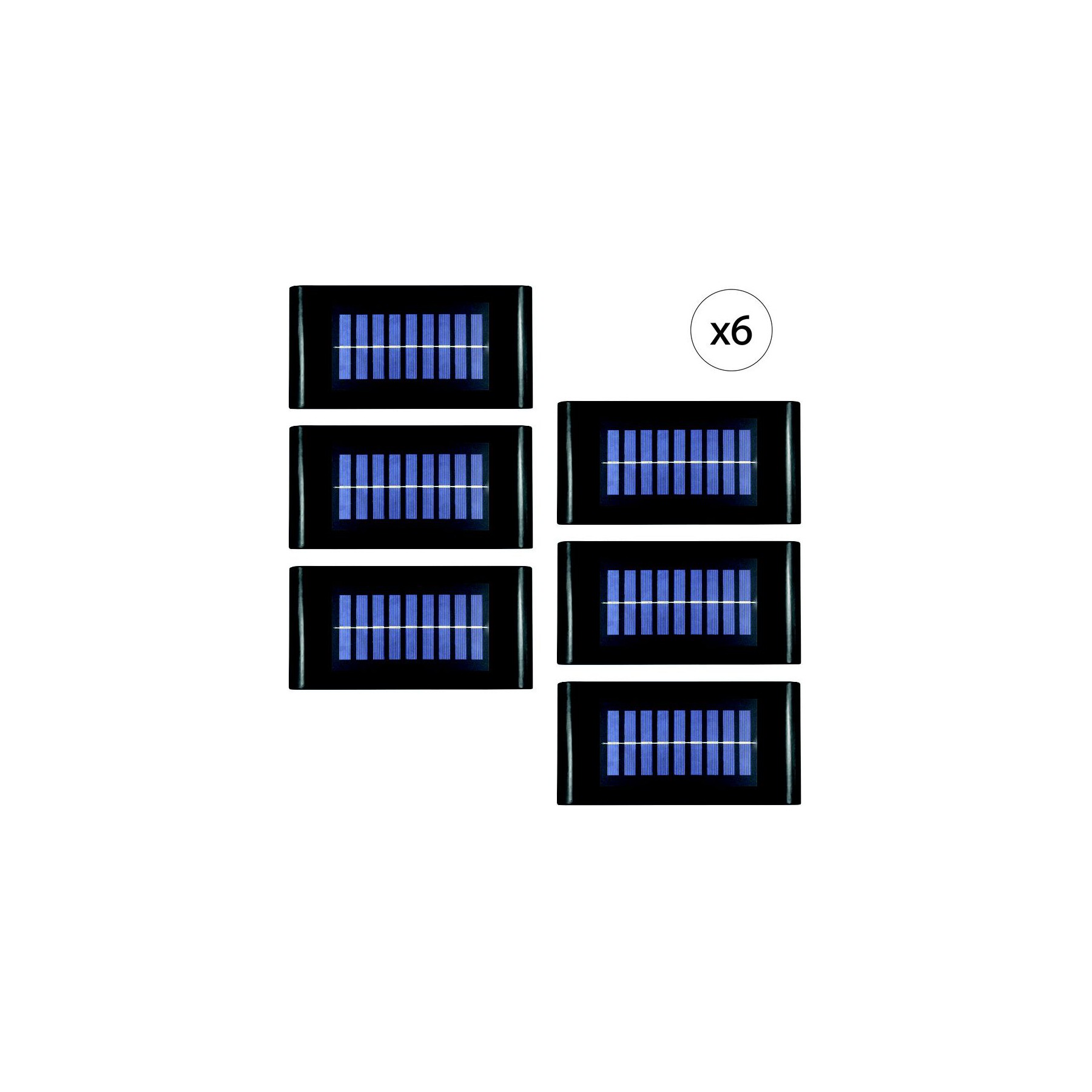 Lampe solaire E.ZILIGHT EZIlight® Solar up n down - Pack de 6 la