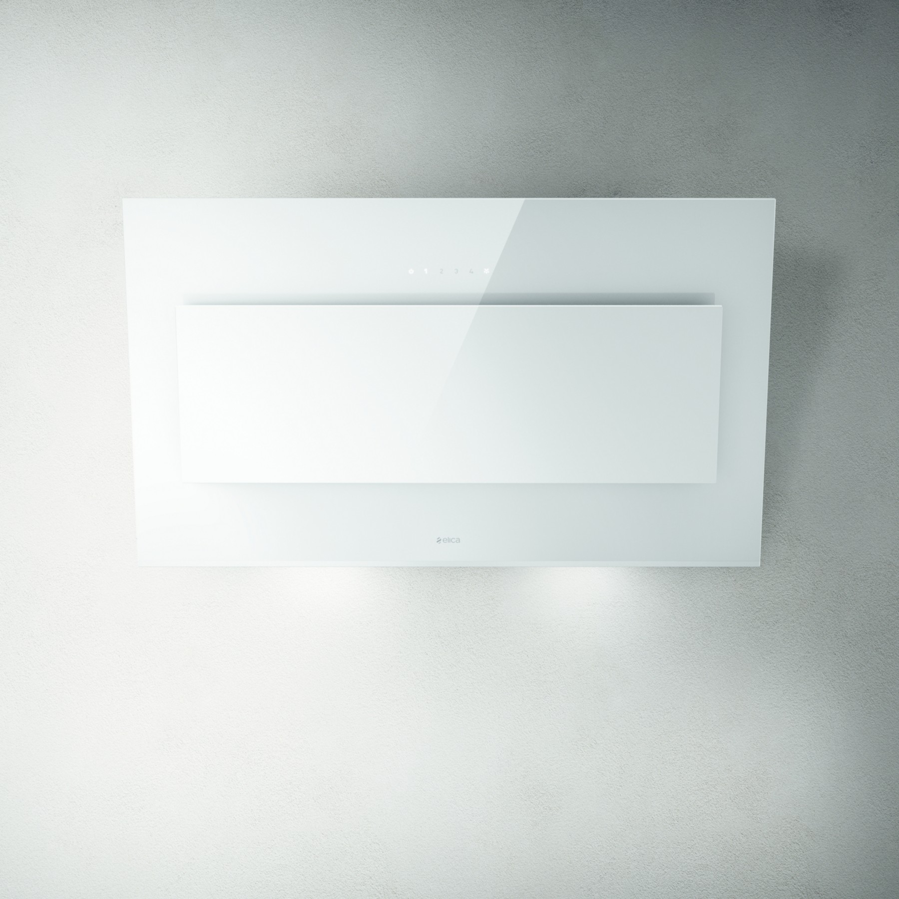 Hotte décorative murale inclinée ELICA PRF0079556C VERTIGO WH/F/120