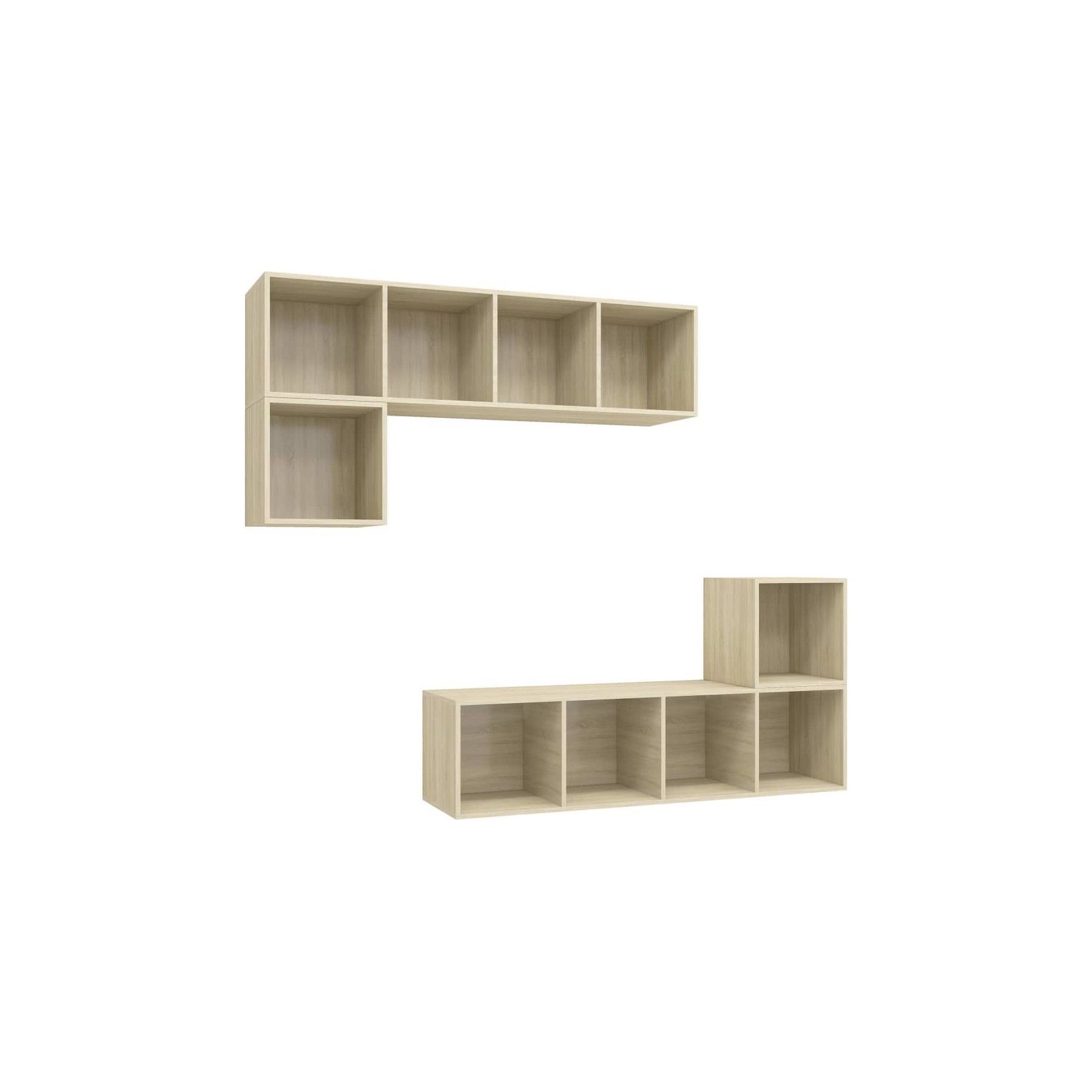 Meuble TV HELLOSHOP26 Ensemble de meubles armoire buffet TV té