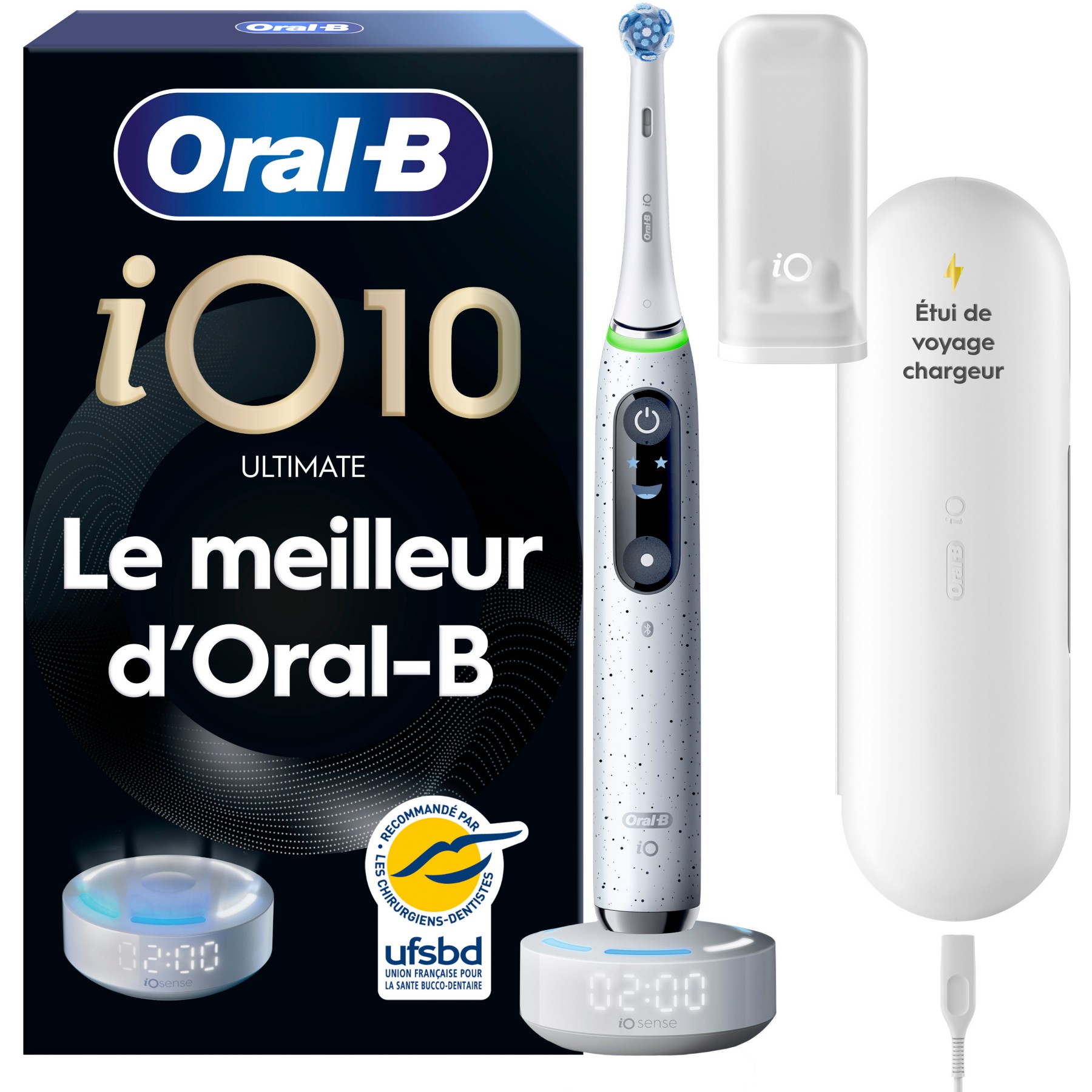 Brosse à dents électrique ORAL-B iO10 Series Stardust White