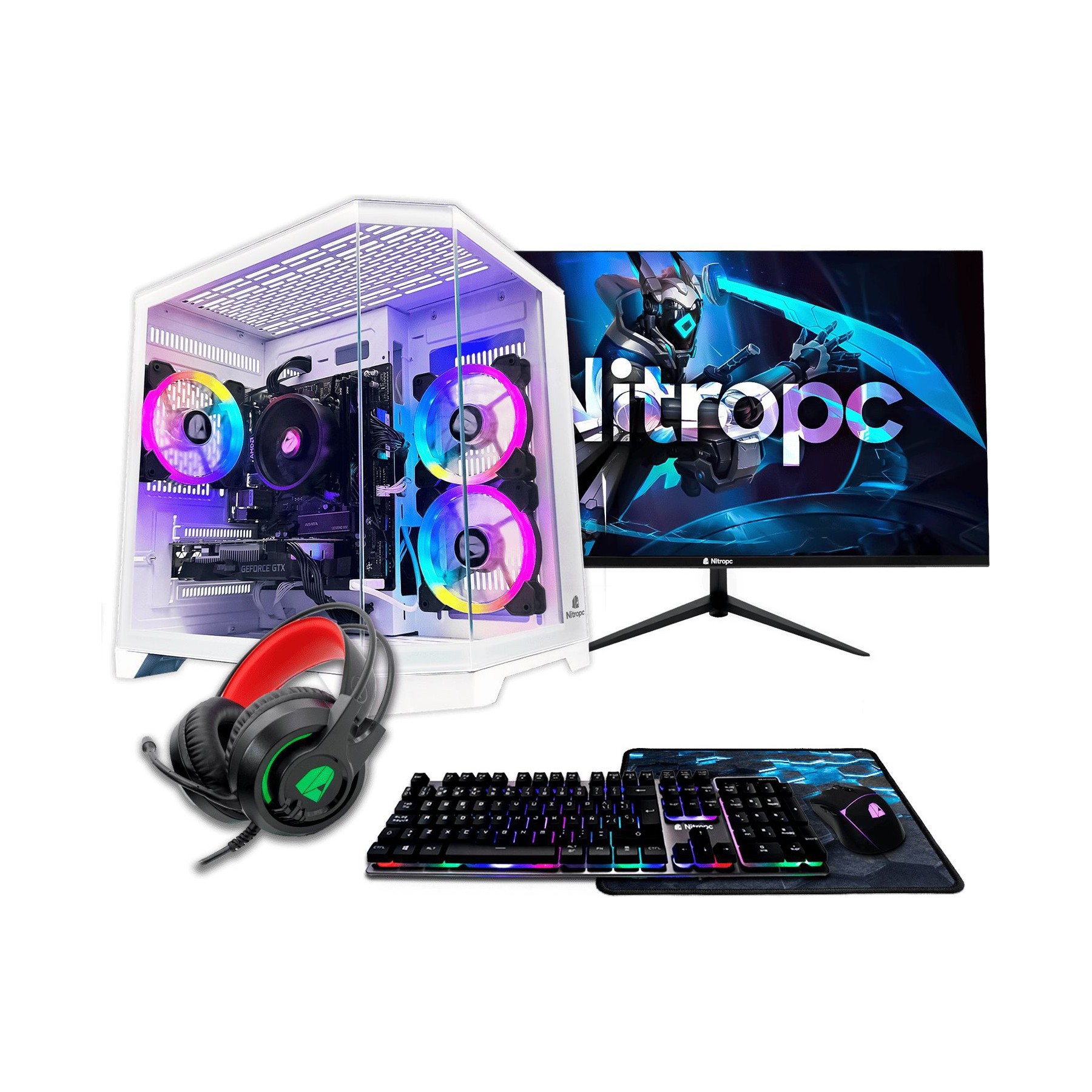 PC Gamer NITROPC P.Avancé R5 5500 RTX5060 16Go 1To W11P