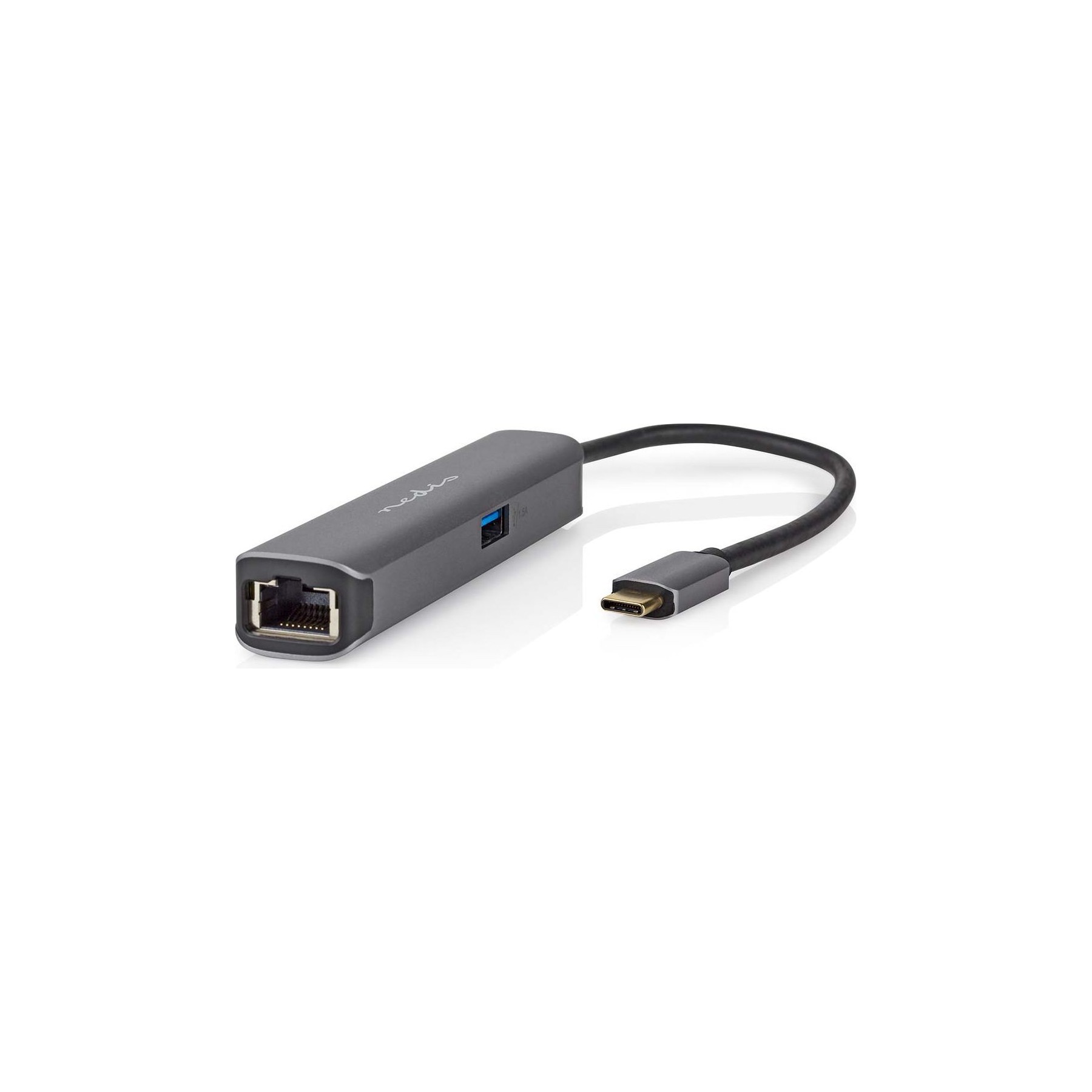 Hub NEDIS vers RJ45 / USB-A / Sortie HDMI 4K 5Gbps