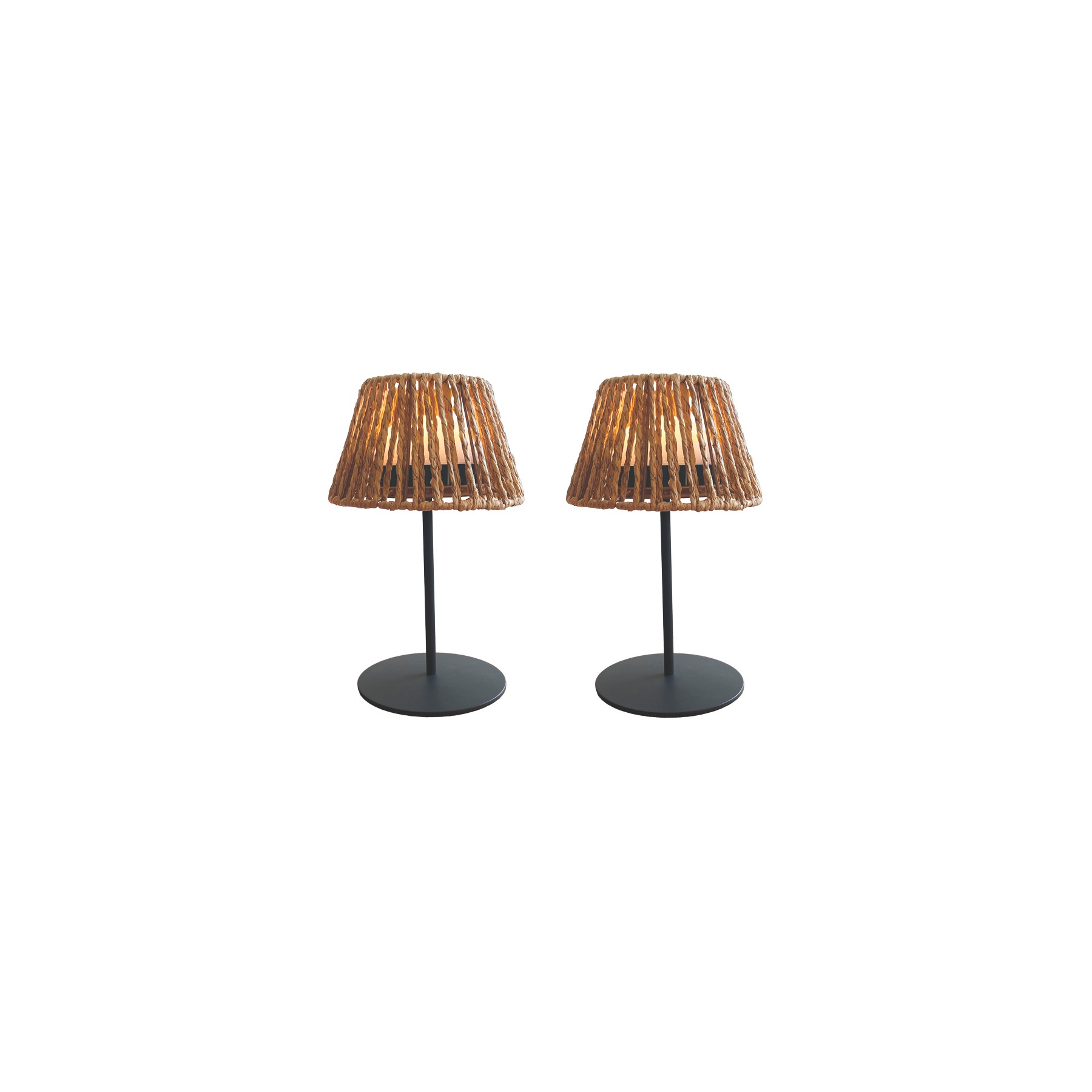 Lampe de table LUMISKY set de 2 LED sans fil raffy