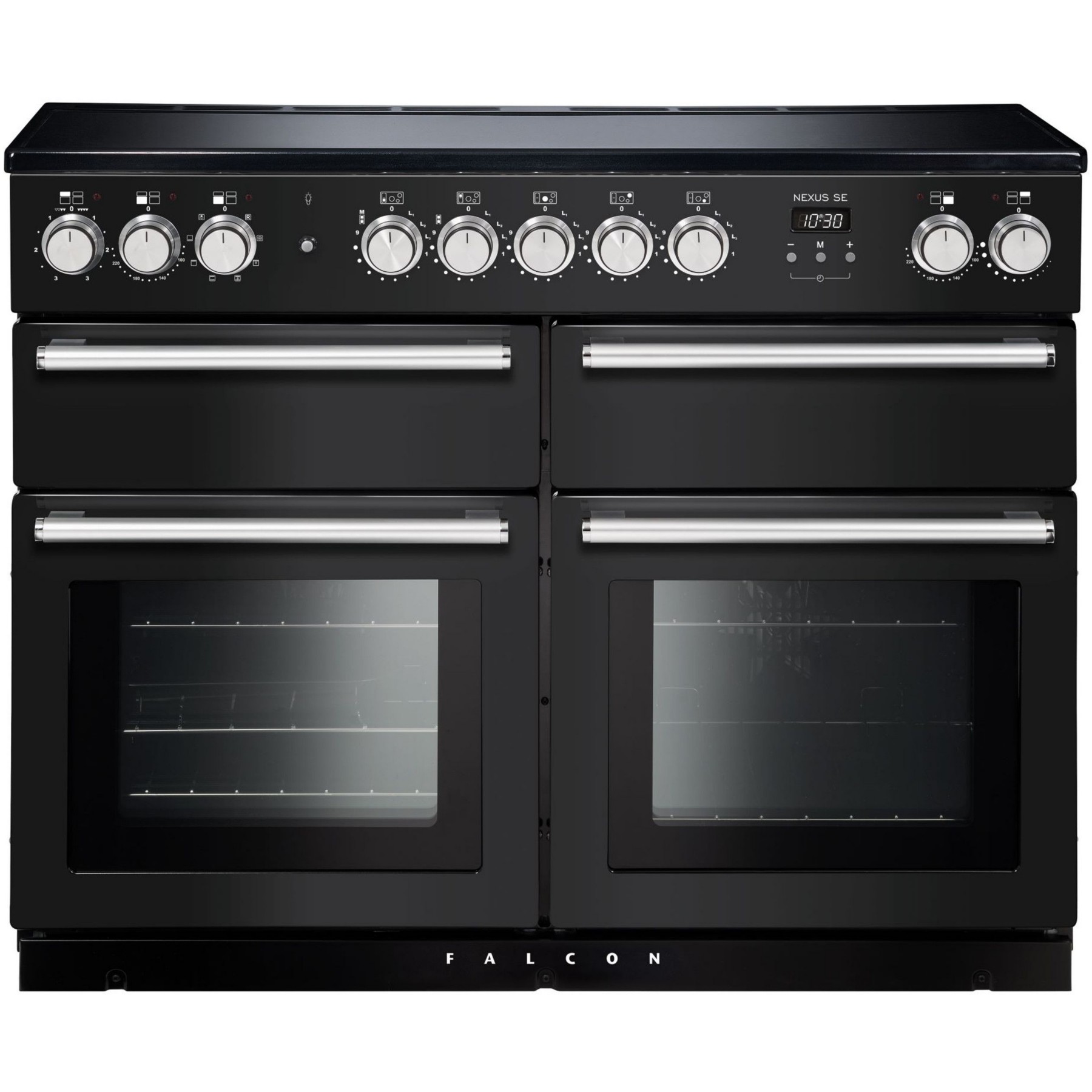 Piano de cuisson induction FALCON NEXUS SE 110 CHARBON Mat satiné CHROME