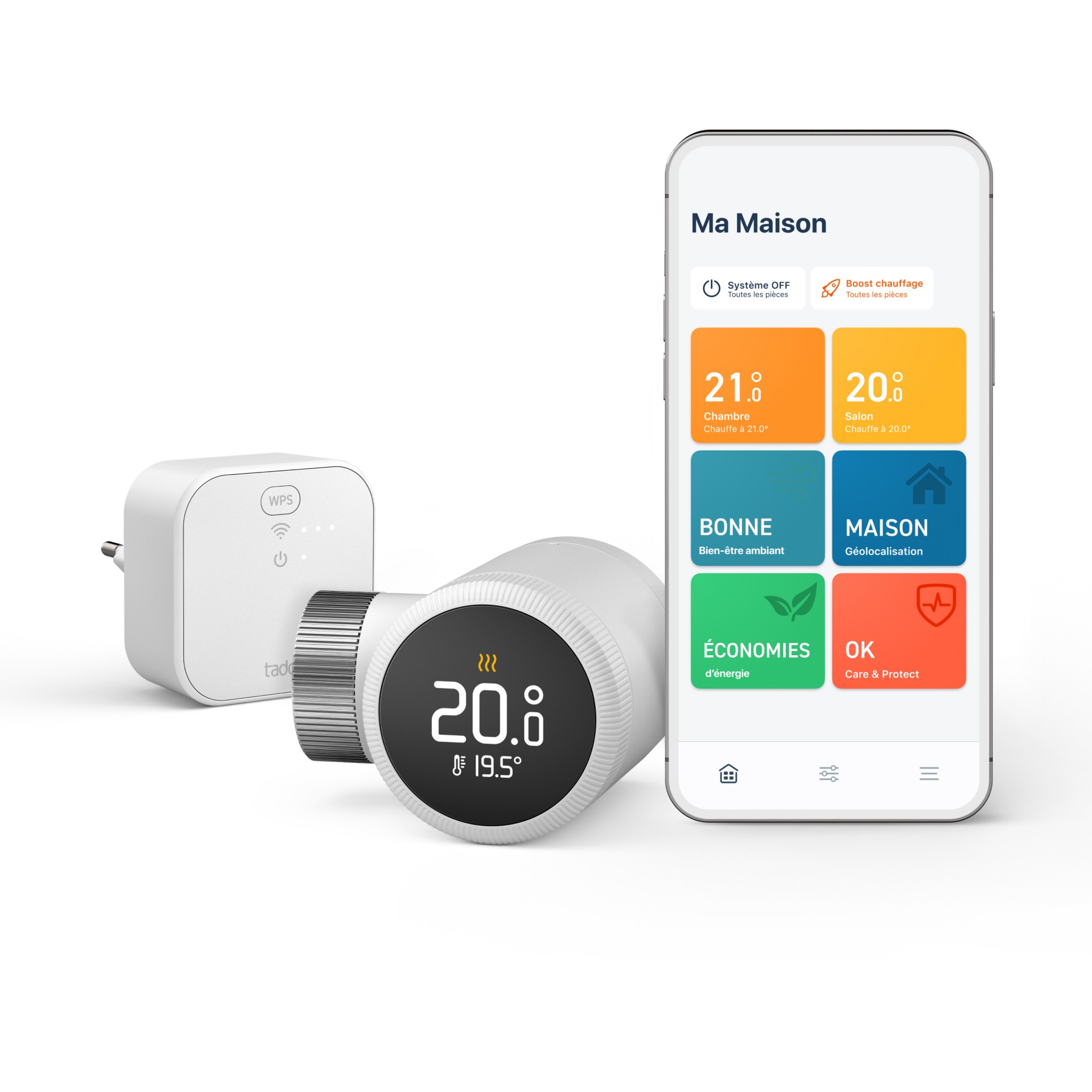 Tête thermostatique connectée TADO Intelligente X kit de démarrage