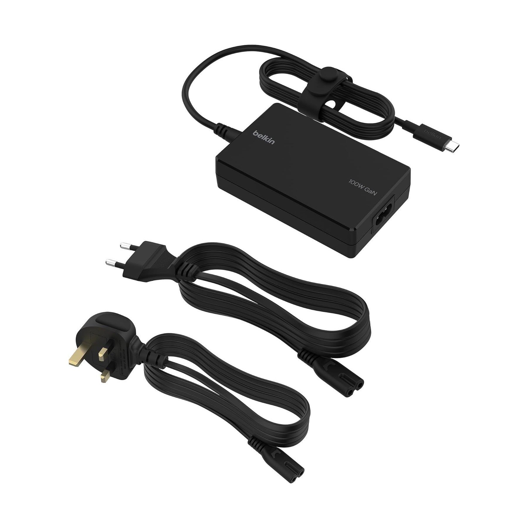 Chargeur ordinateur portable BELKIN 100W PC USB-C univ ordinateur noire