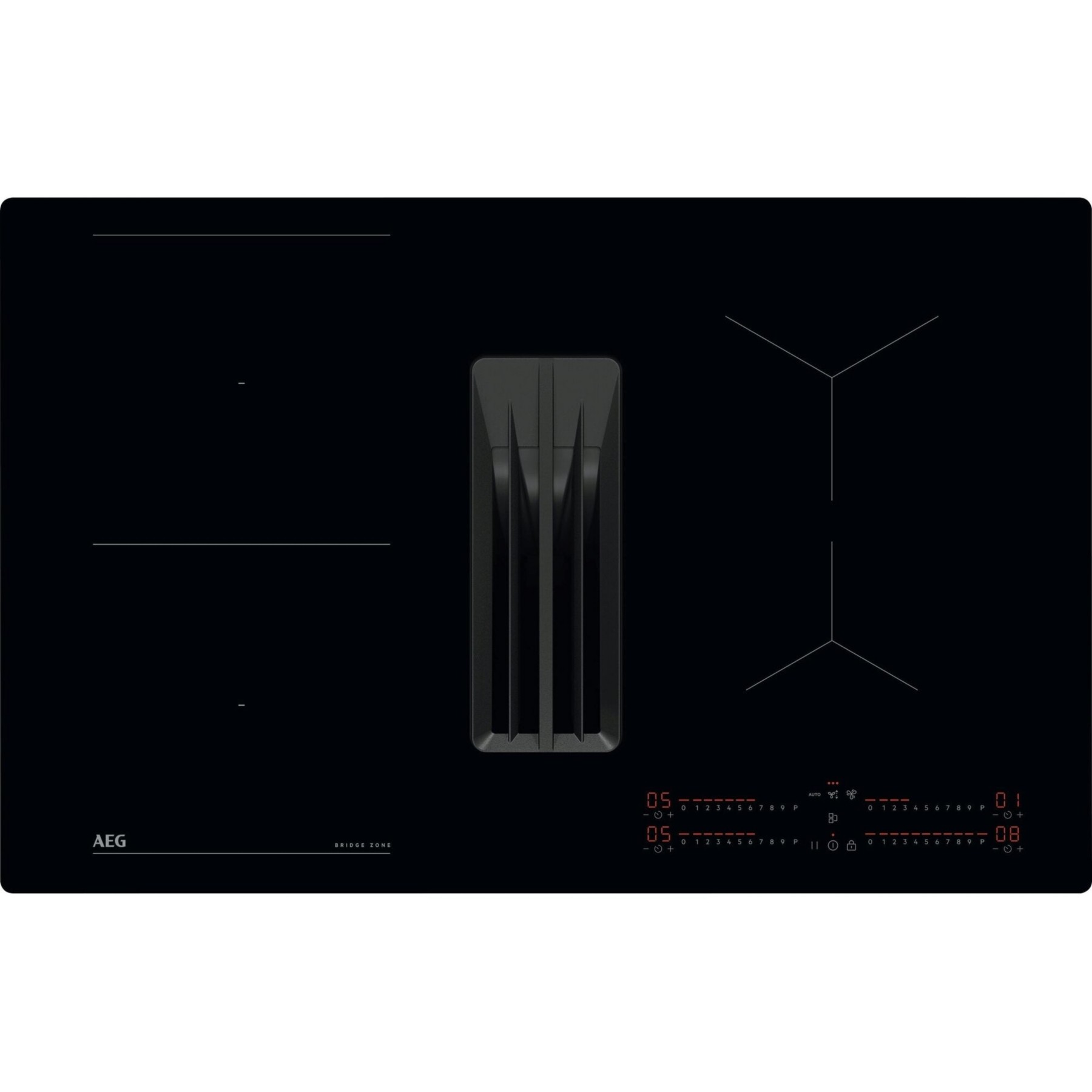 Plaque induction aspirante AEG TH84CB03CB