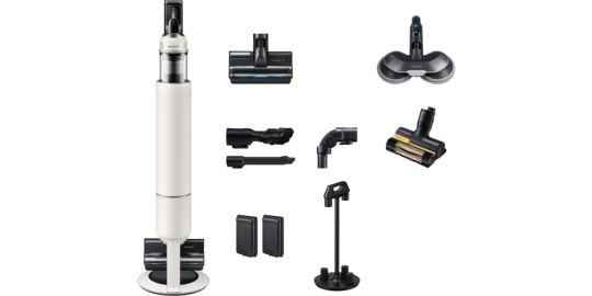 Aspirateur balai SAMSUNG Bespoke AI Jet Lite Pro Extra Blanc 2 batteries VS80F28EGS