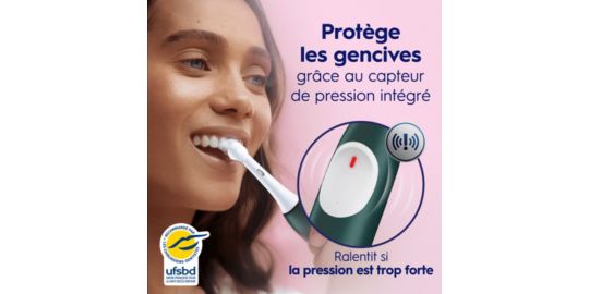 Brosse à dents électrique ORAL-B iO2 Series Vert Fôret + étui de voyage