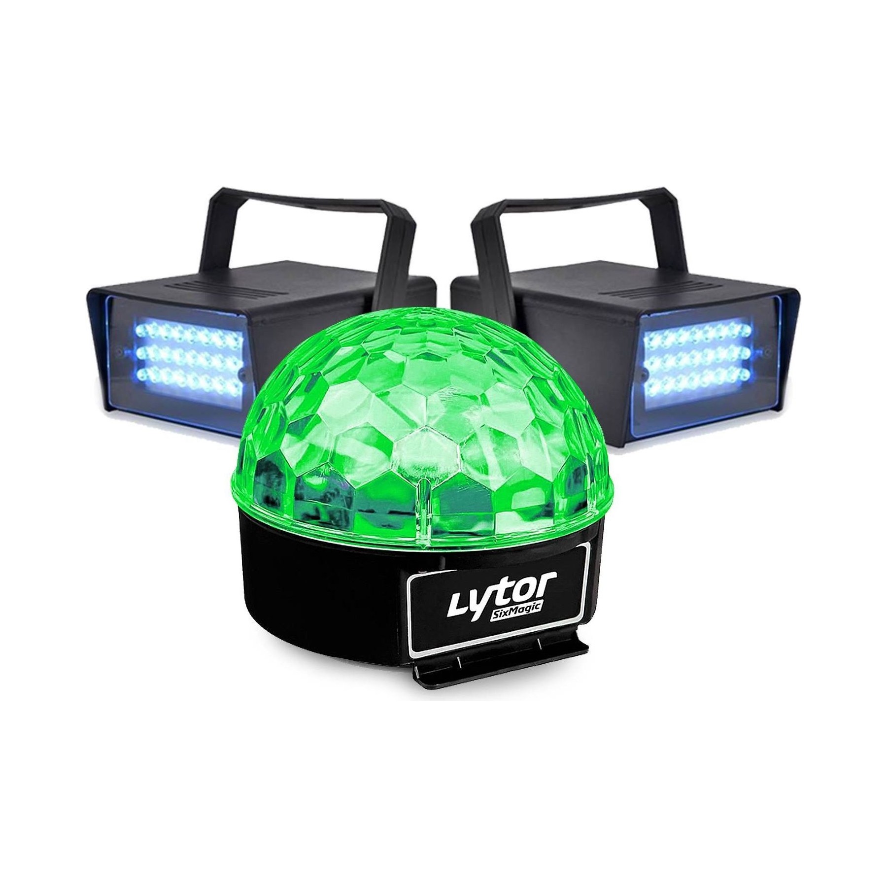 Jeu de lumières LYTOR Pack Soirée FIESTA SIXMAGIC + 2 LED STRO