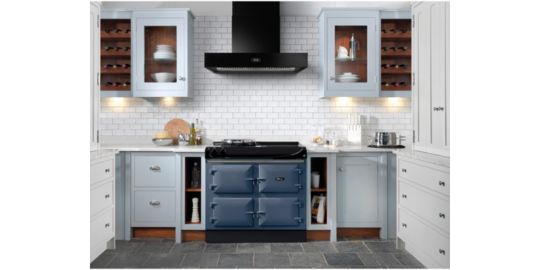 Hotte décorative murale AGA AGA-HOOD-990 SH-BLK