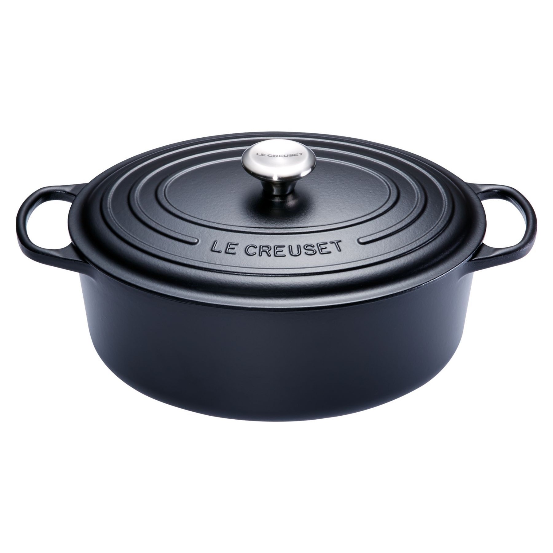 Cocotte LE CREUSET Signature noire 31 cm