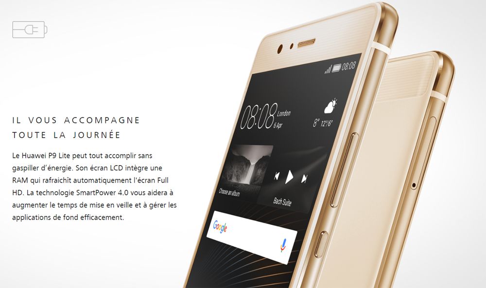 Smartphone HUAWEI P9 Lite Noir