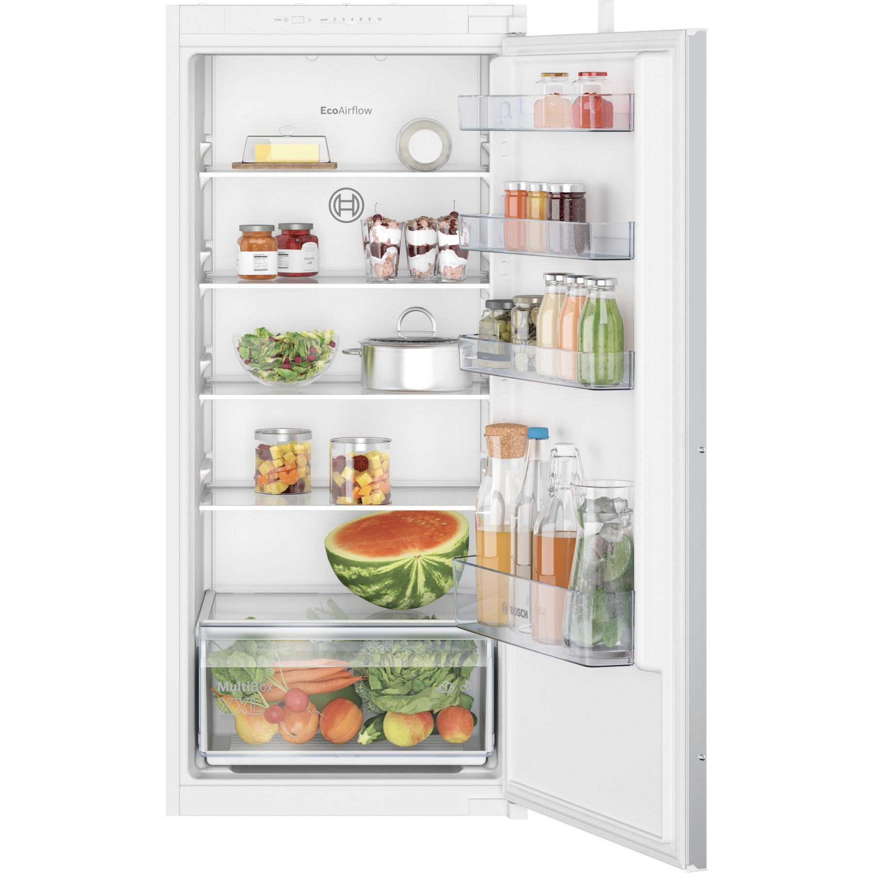 Réfrigérateur 1 porte encastrable BOSCH KIR41NSE0 Série 2 tiroir MultiBox XXL
