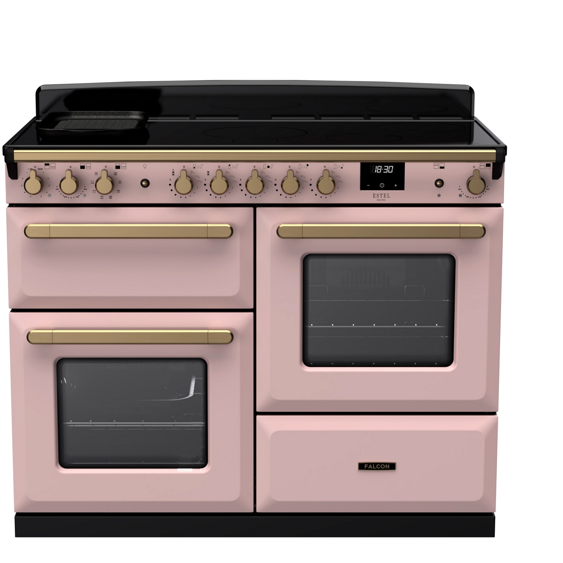 Piano de cuisson induction FALCON ESTEL DELUXE OCTAB IND 110 CM ROSE PASTE