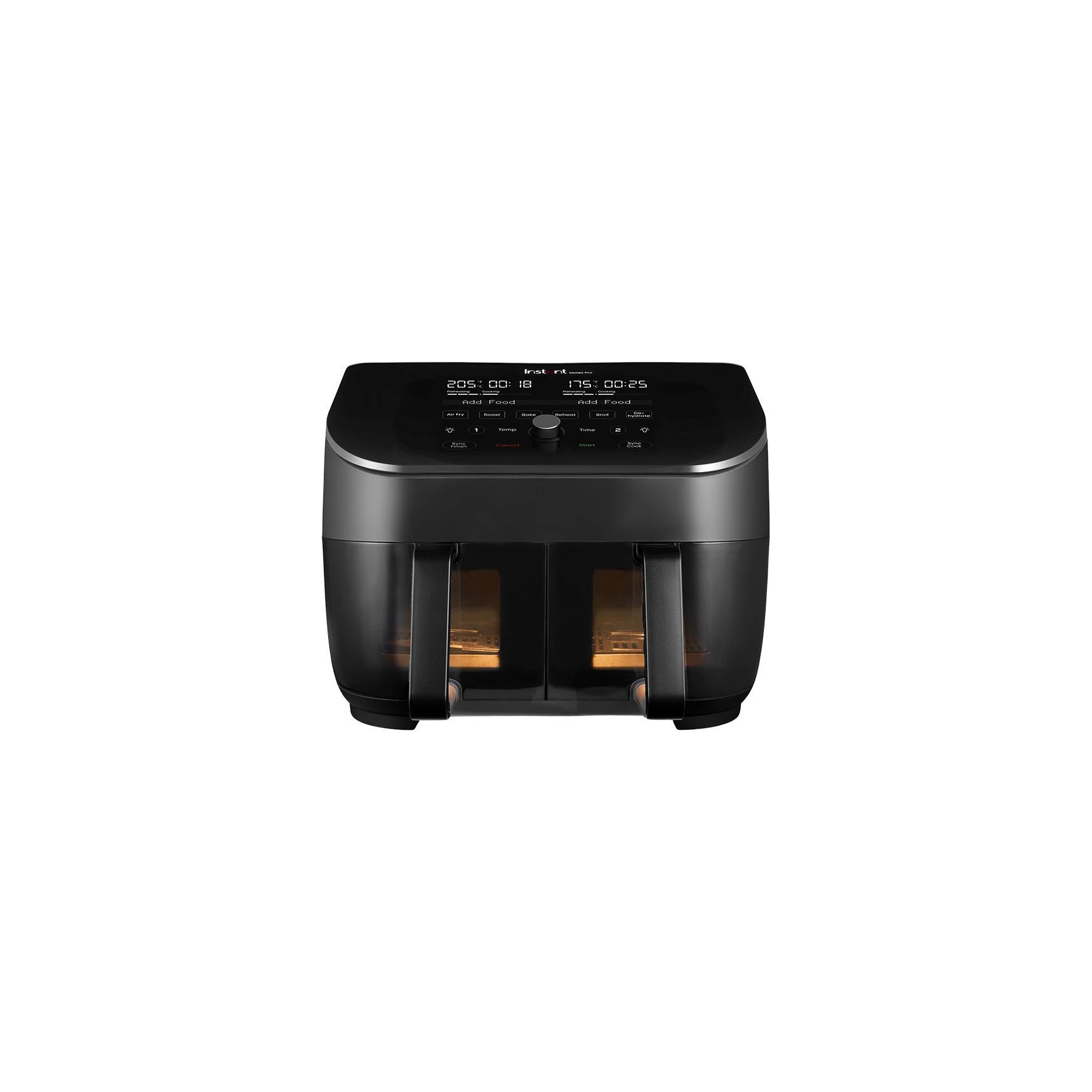 Friteuse sans huile INSTANT POT Vortex Plus Dual ClearCook 7,6 L (noir)