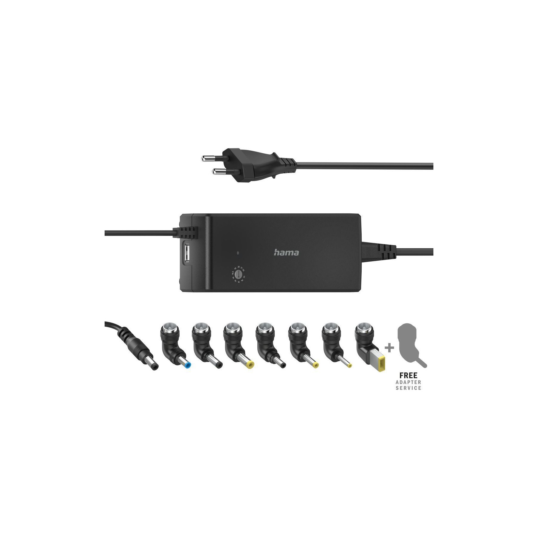 Chargeur secteur HAMA pour ordinateur portable, 12 - 22 V/90 W