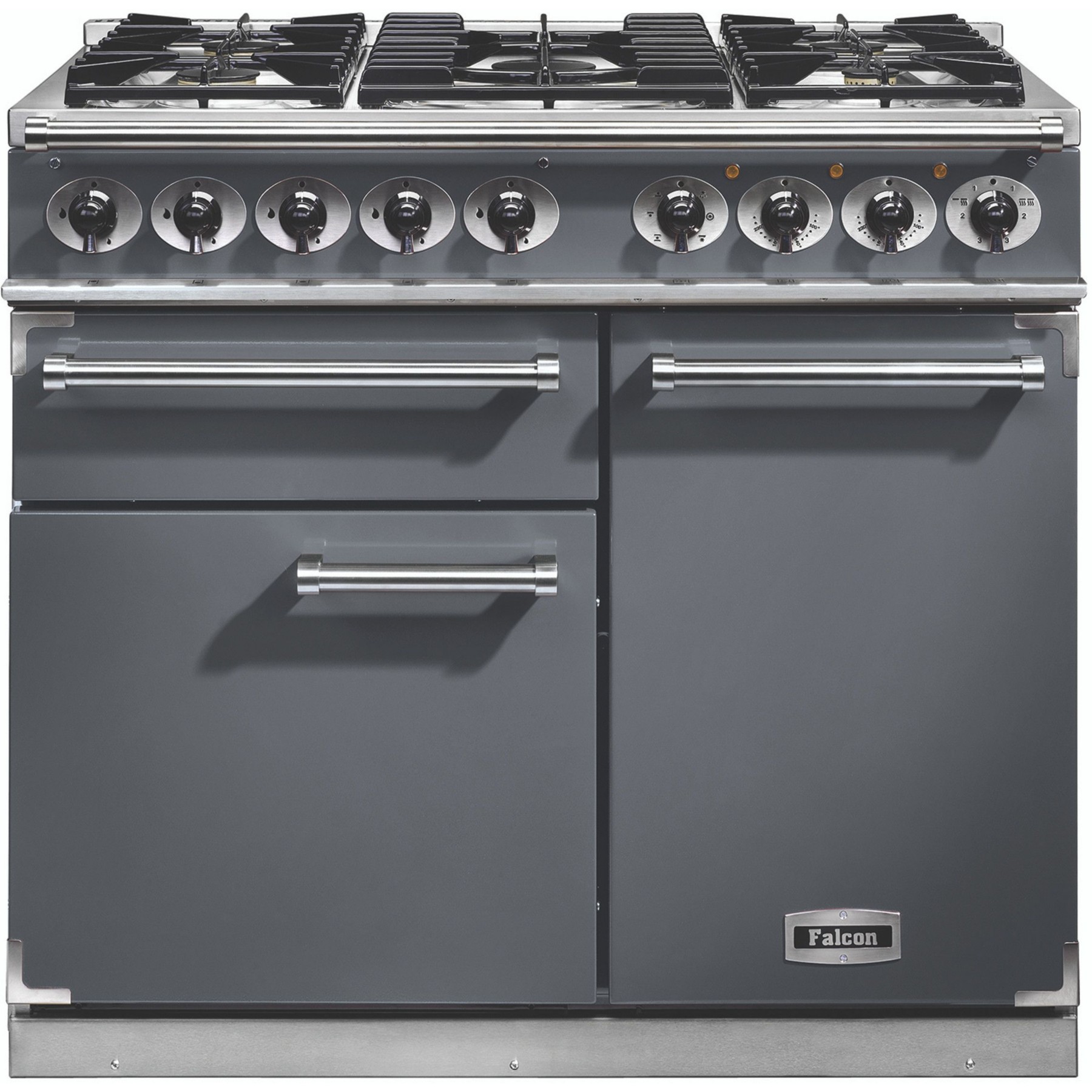 Piano de cuisson gaz FALCON Semi Pro DELUXE 100  ARDOISE NICKEL