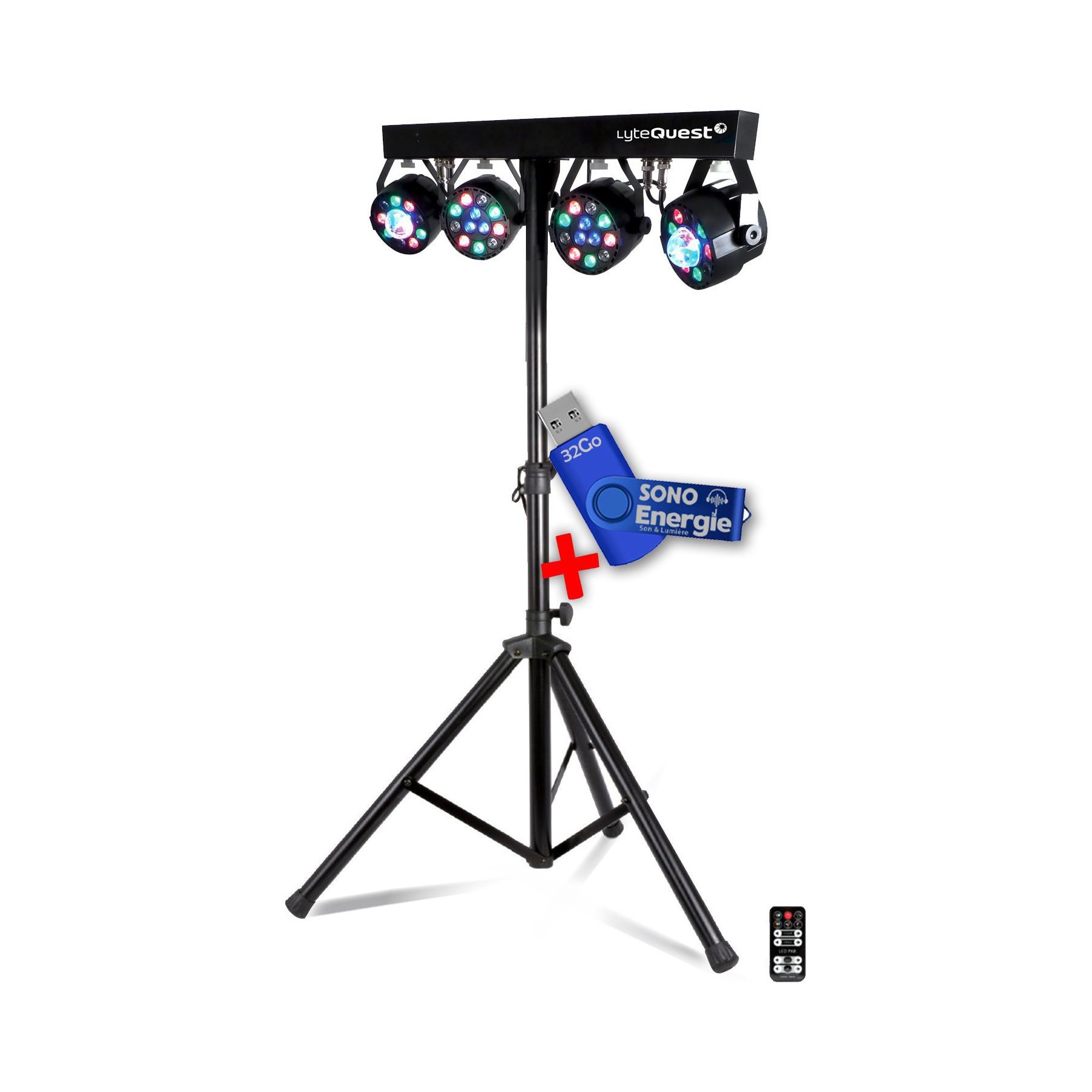 Jeu de lumières LYTEQUEST Portique+4 JEUX +sacoches + Clé USB 32G