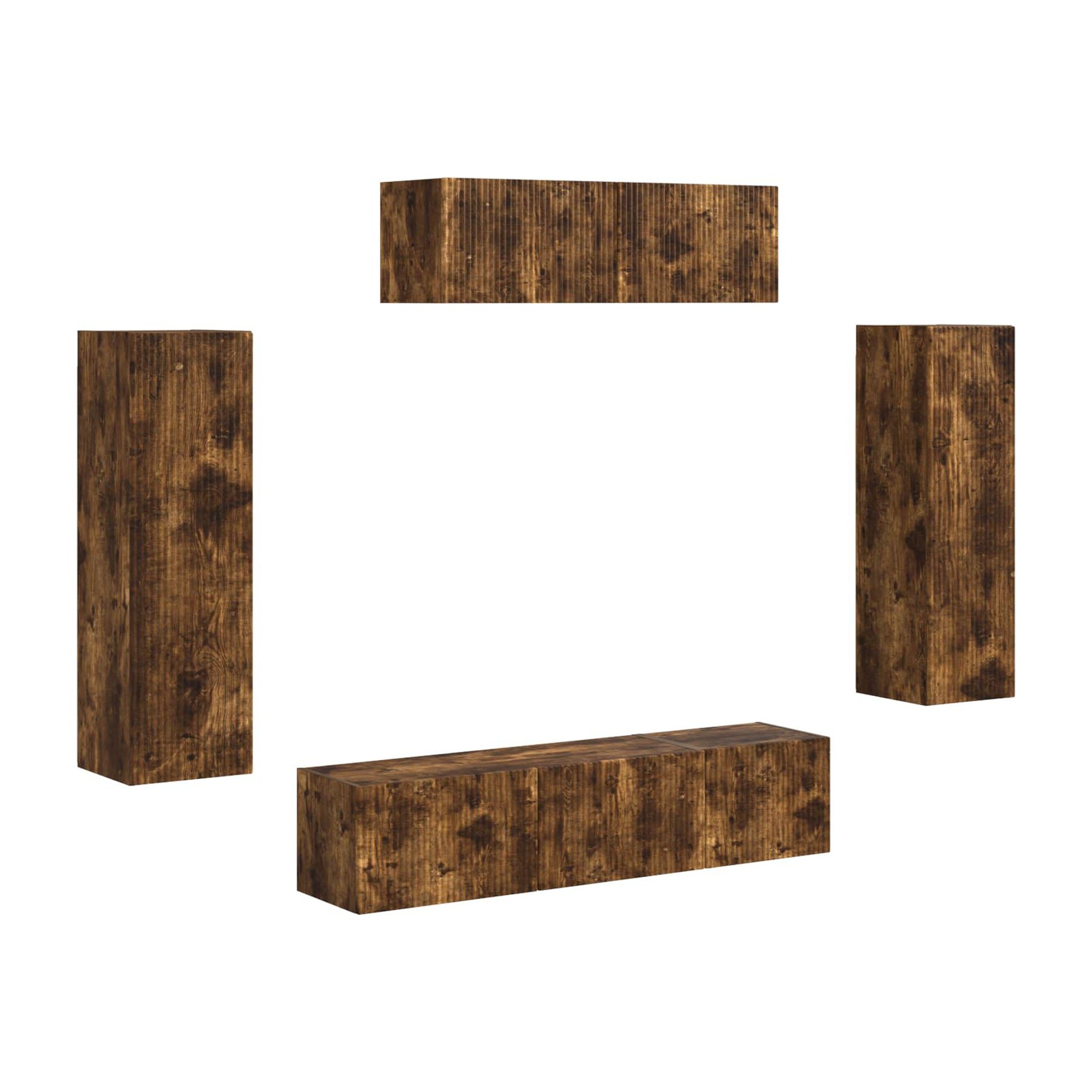 Meuble TV HELLOSHOP26 Meuble TV mural moderne agencement modul