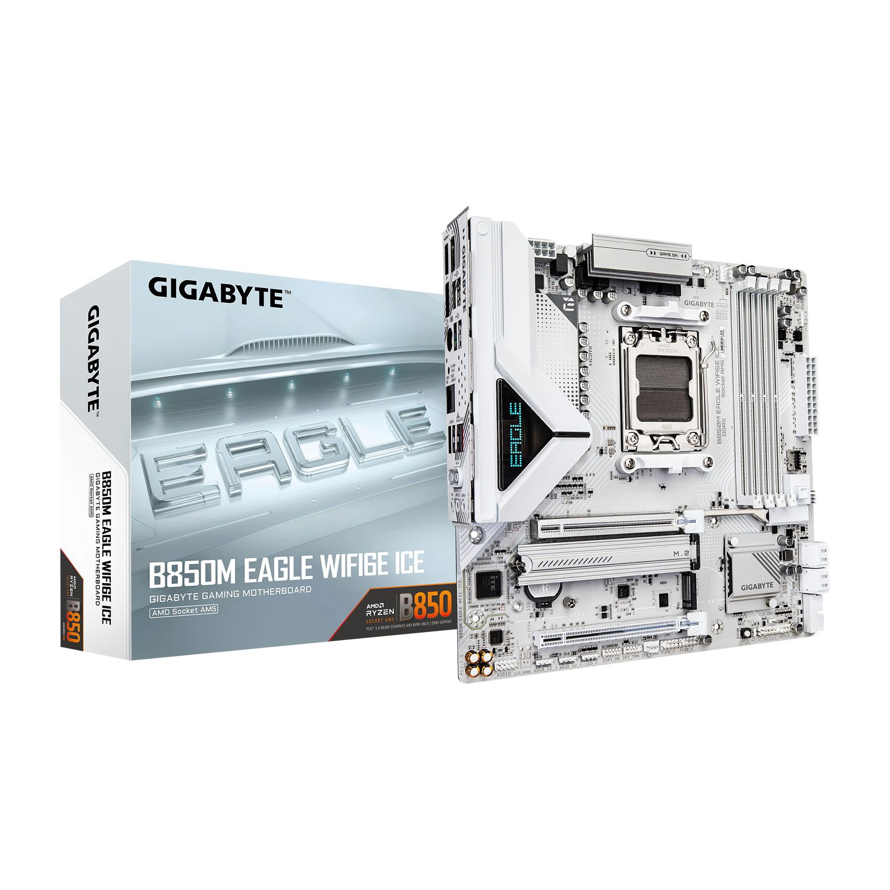 Carte mère GIGABYTE Gigabyte B850M EAGLE WIFI6E ICE
