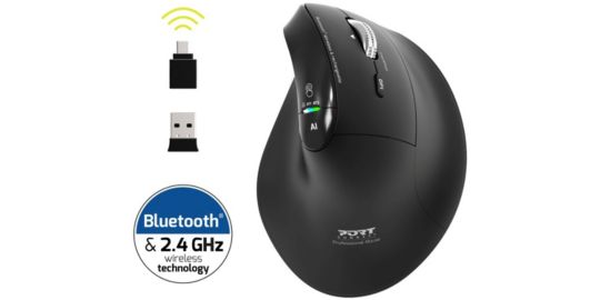 Souris sans fil rechargeable PORT DESIGN ERGO AUDITOR