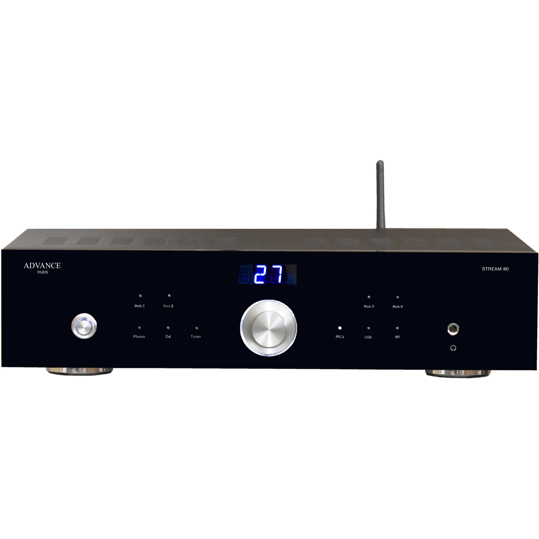 Amplificateur HiFi ADVANCE PARIS Stream 80 Bluetooth + Enceinte surround DAVIS ARIANE 1 Chene Clair x 2