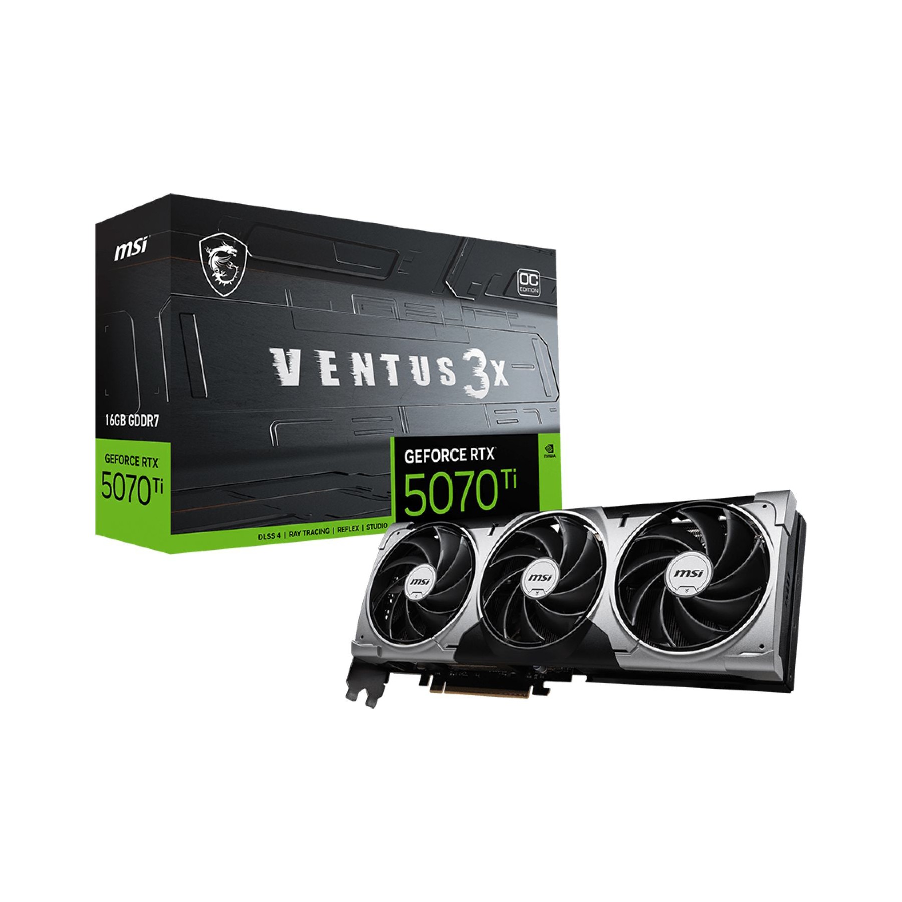 Carte graphique MSI MSI GeForce RTX 5070 Ti 16G VENTUS 3X OC