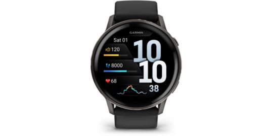 Montre sport GARMIN Venu 4 Sport et santé GPS AMOLED BT Wi-Fi 45 mm Noir / Noir