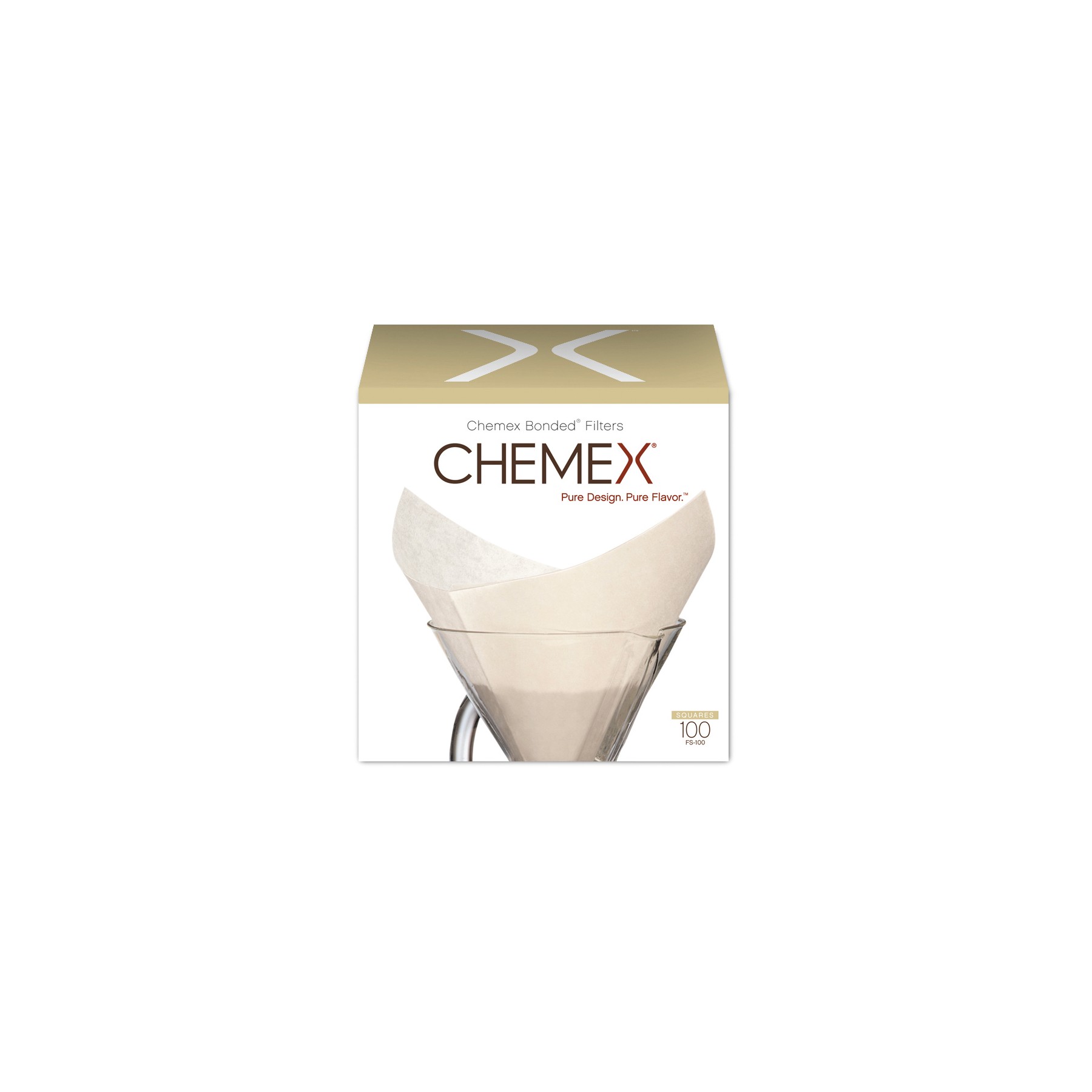 Filtre à café CHEMEX blancs x100 pour cafetiere 6/10 tasses