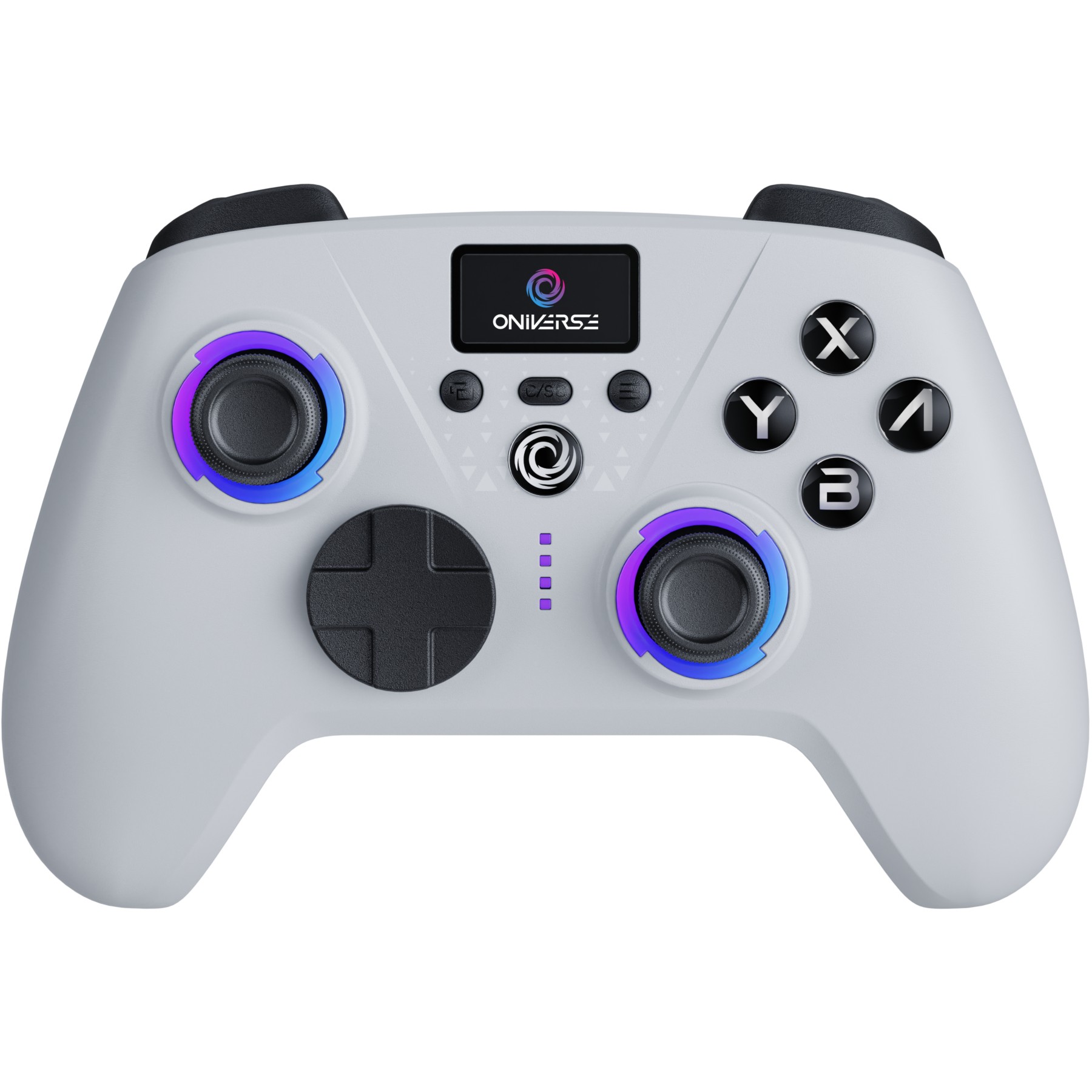 Manette ONIVERSE Aura avec Écran Sans fil Blanche