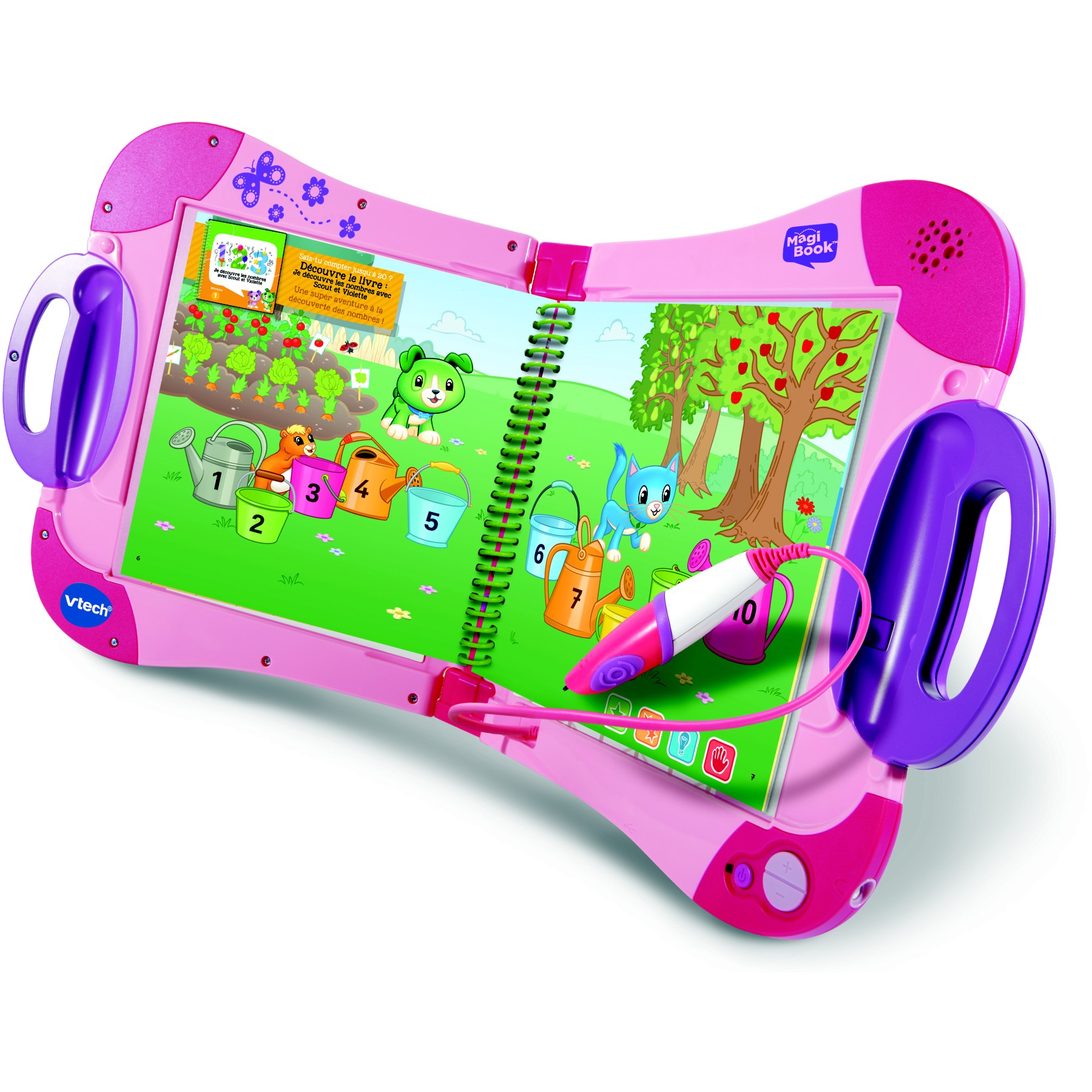 Lecteur interactif VTECH MagiBook Starter pack rose