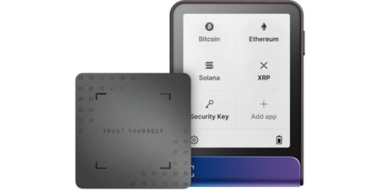 Crypto wallet LEDGER Flex Recovery key Neptune Blue