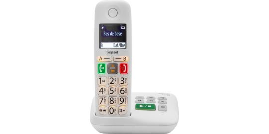 Téléphone sans fil GIGASET E290A Blanc
