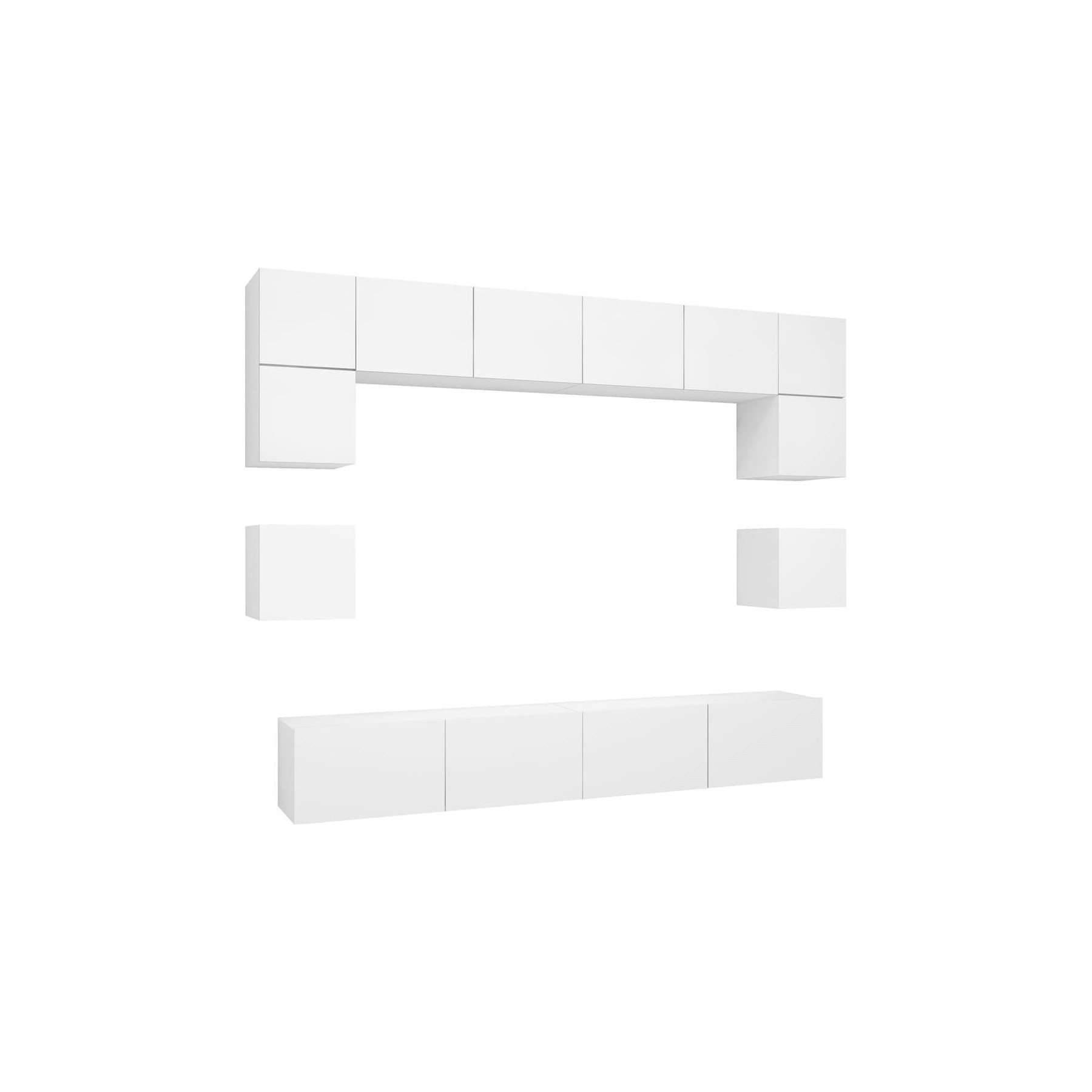 Meuble TV HELLOSHOP26 Ensemble de meubles armoire buffet TV té